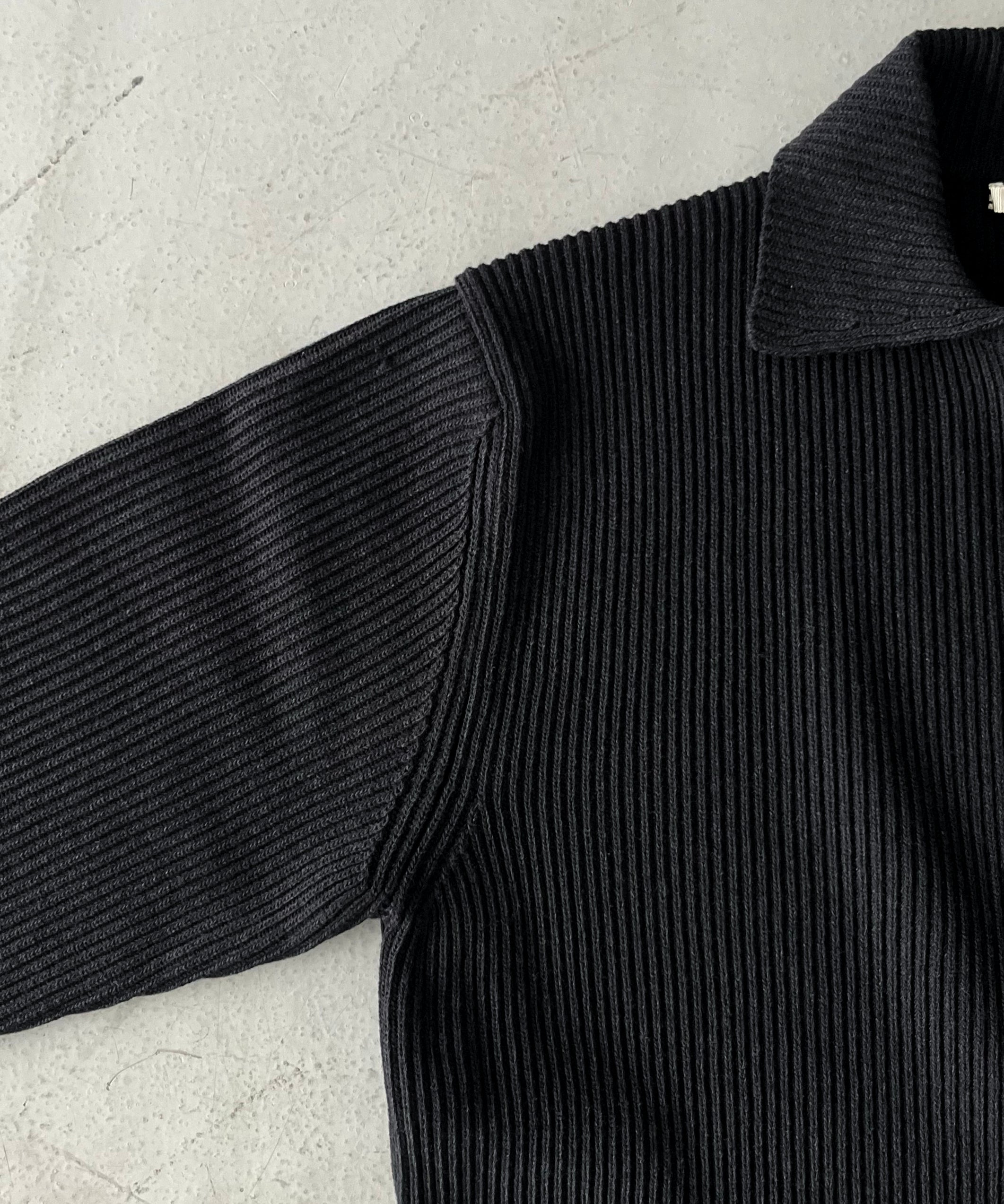 AURALEE【オーラリー】Super fine wool rib knit shirt cardigan