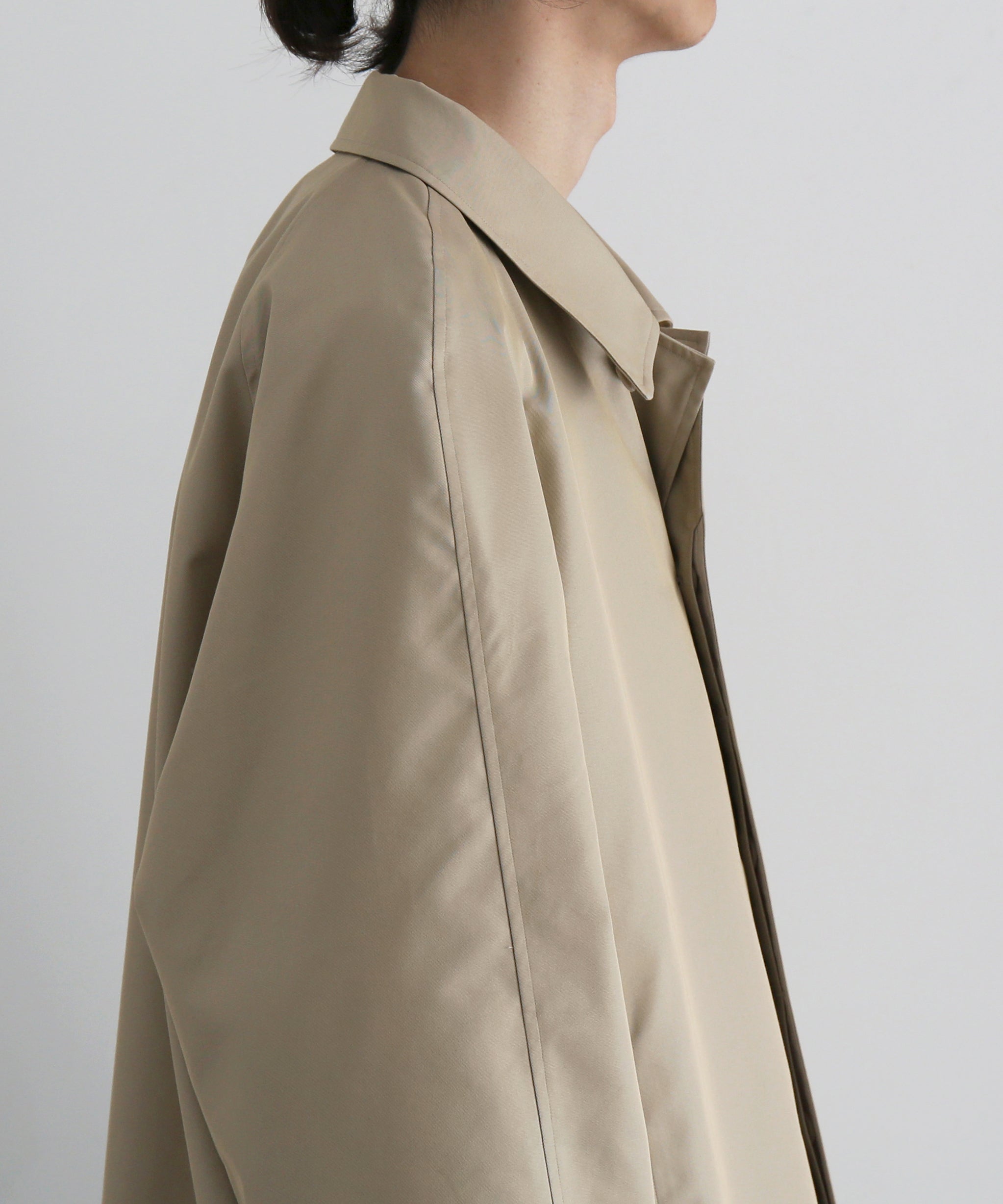 REVERBERATE Trench coat short - pl “BEIGE"