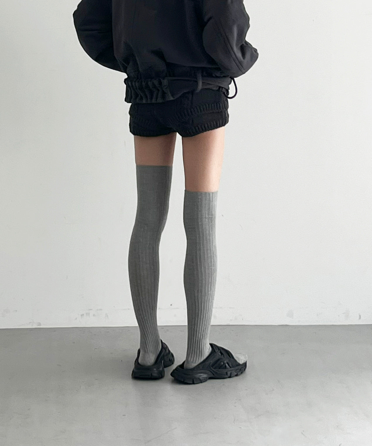 Baserange Overknee socks "UNDYED"