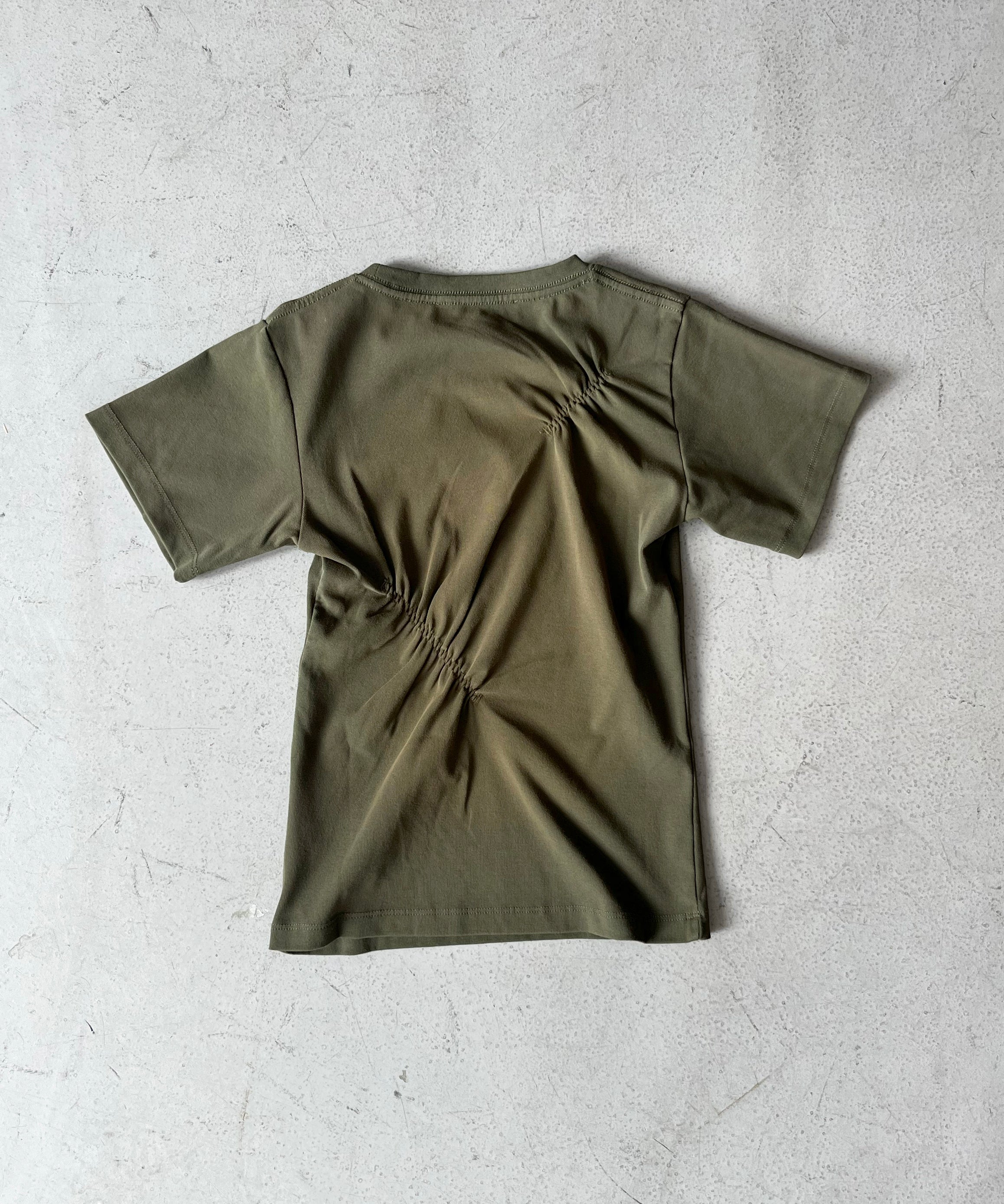 LOADINGROOM Angel goblin tee "DARK GREEN"