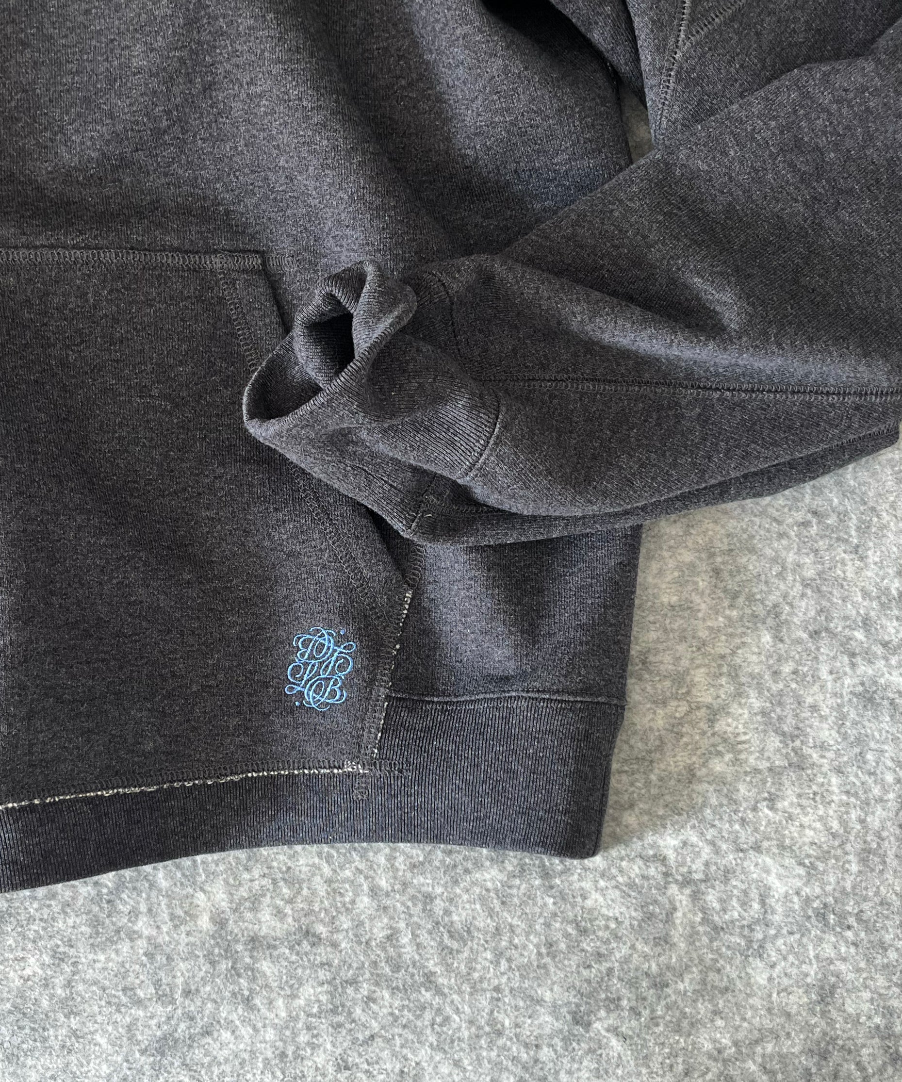 【EXCLUSIVE】Laid.B "Training" O×LB sweat shirts "CHARCOAL GRAY"