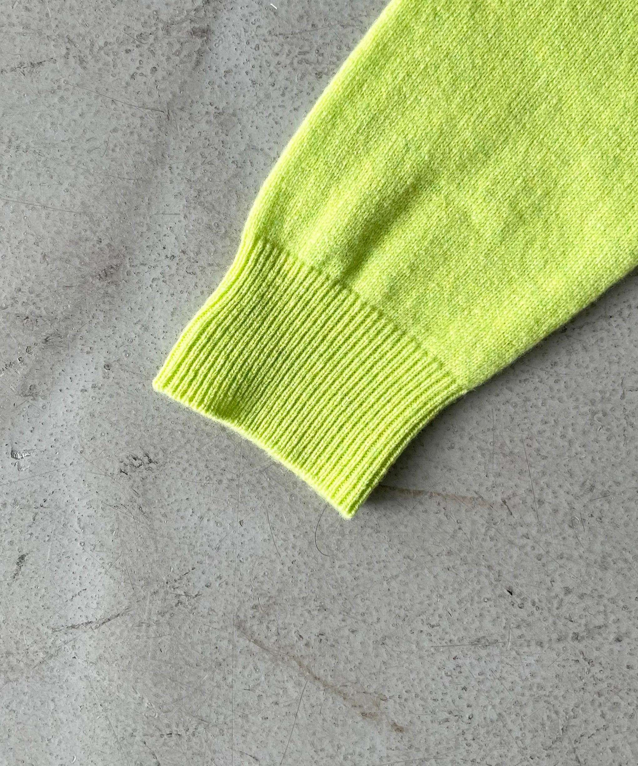 crepuscule M-g knit polo "LIME"