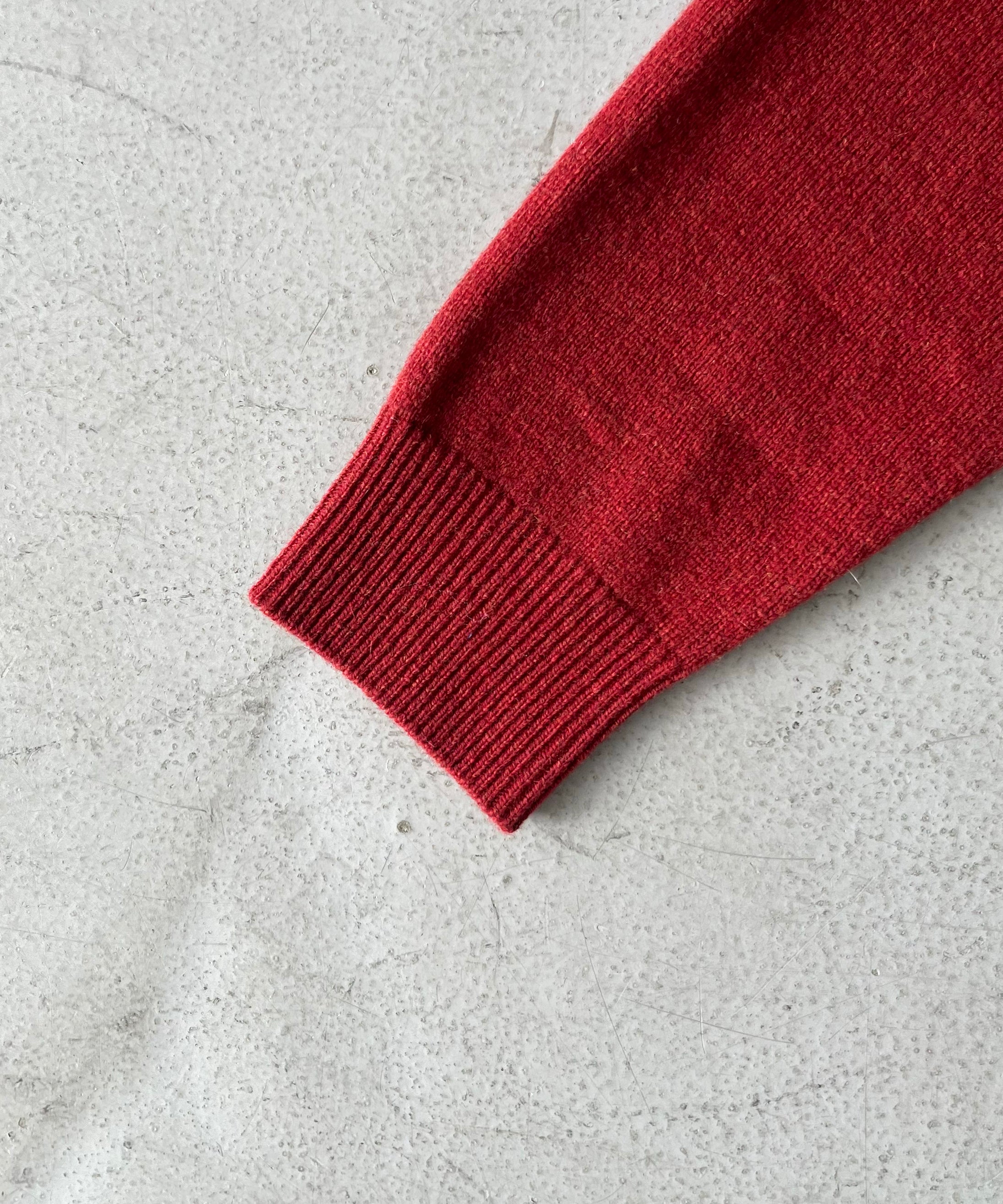 crepuscule M-g knit polo "RED"