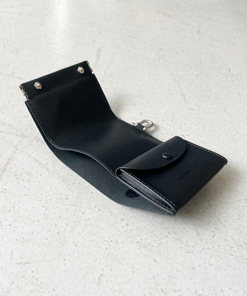 ED ROBERT JUDSON Shackle trifold wallet "BLACK"