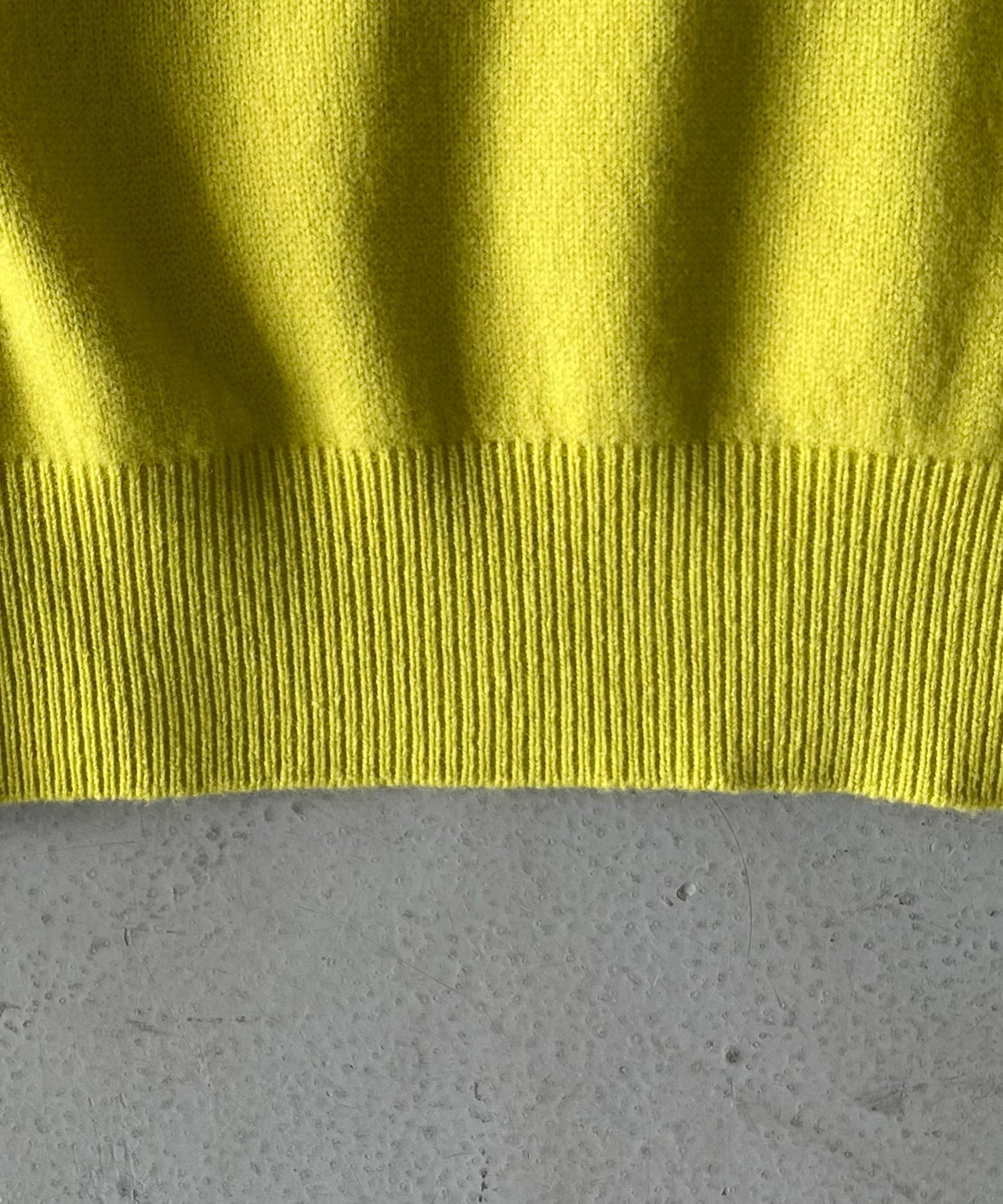 crepuscule M-g knit polo "YELLOW"
