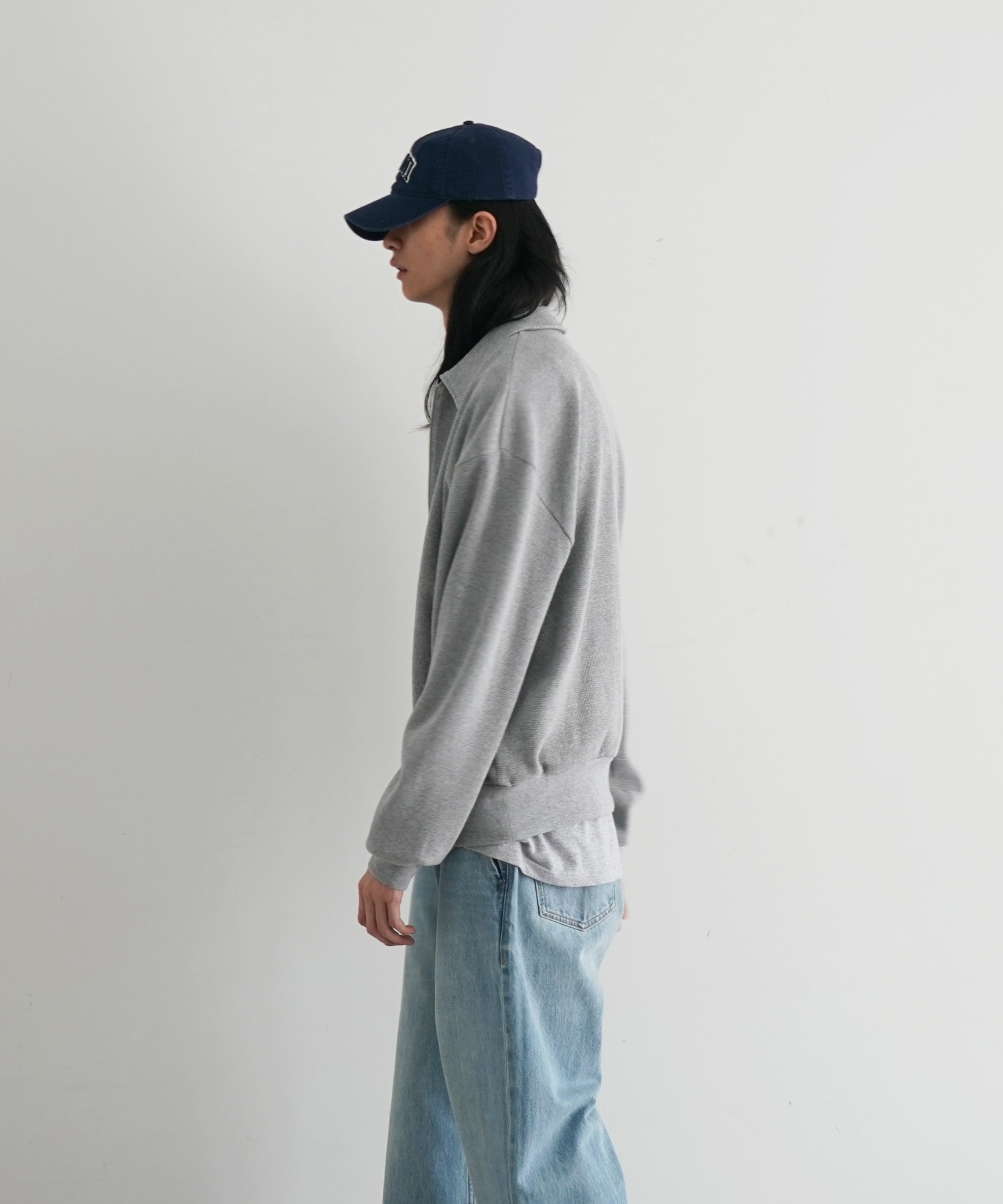 REVERBERATE Half zip thermal "GRAY"