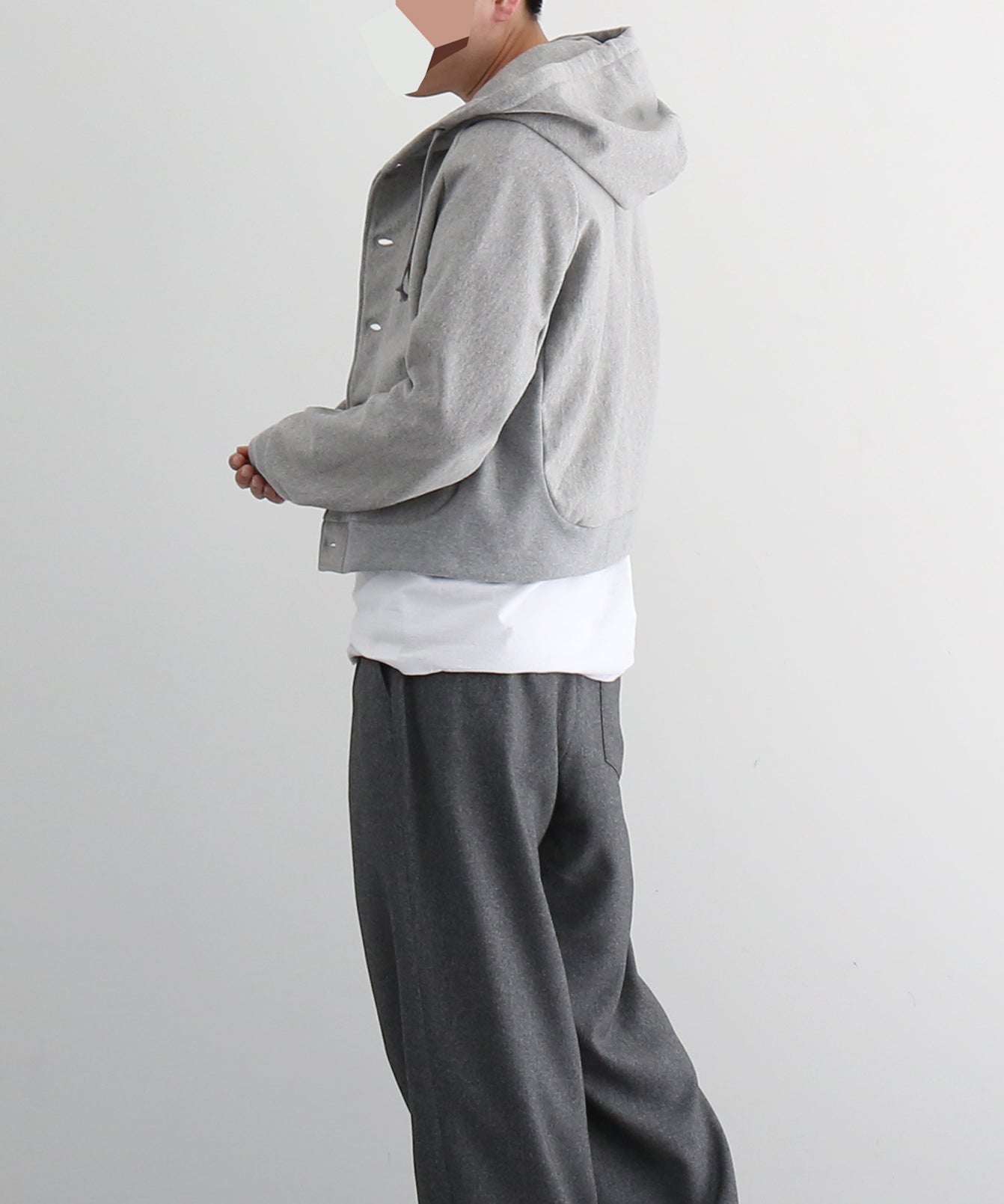 OPPOSE DUALITY Para hoodie "GRAY"