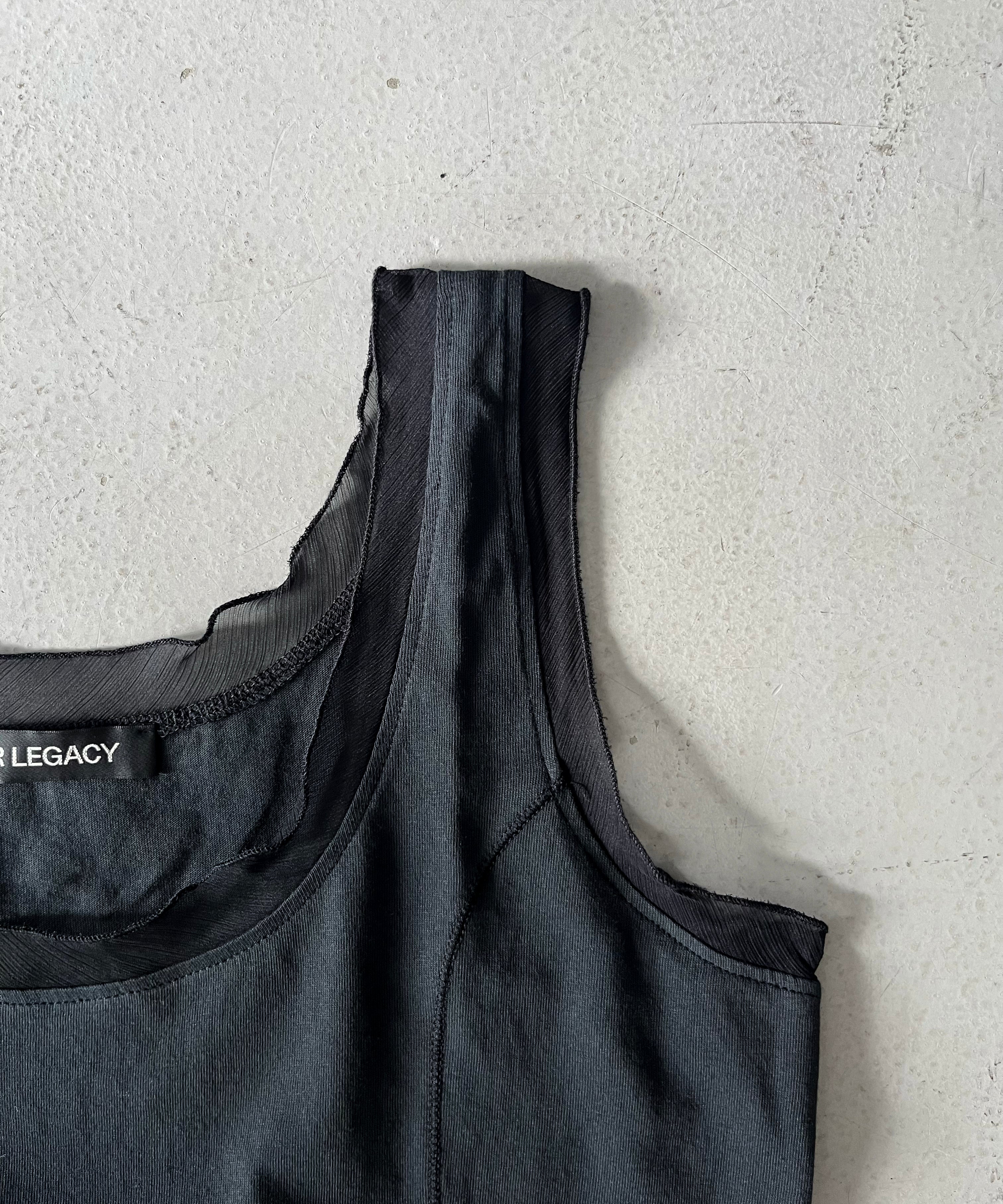 OUR LEGACY Dusk dress "WASHED BLACK LEGACY JERSEY"