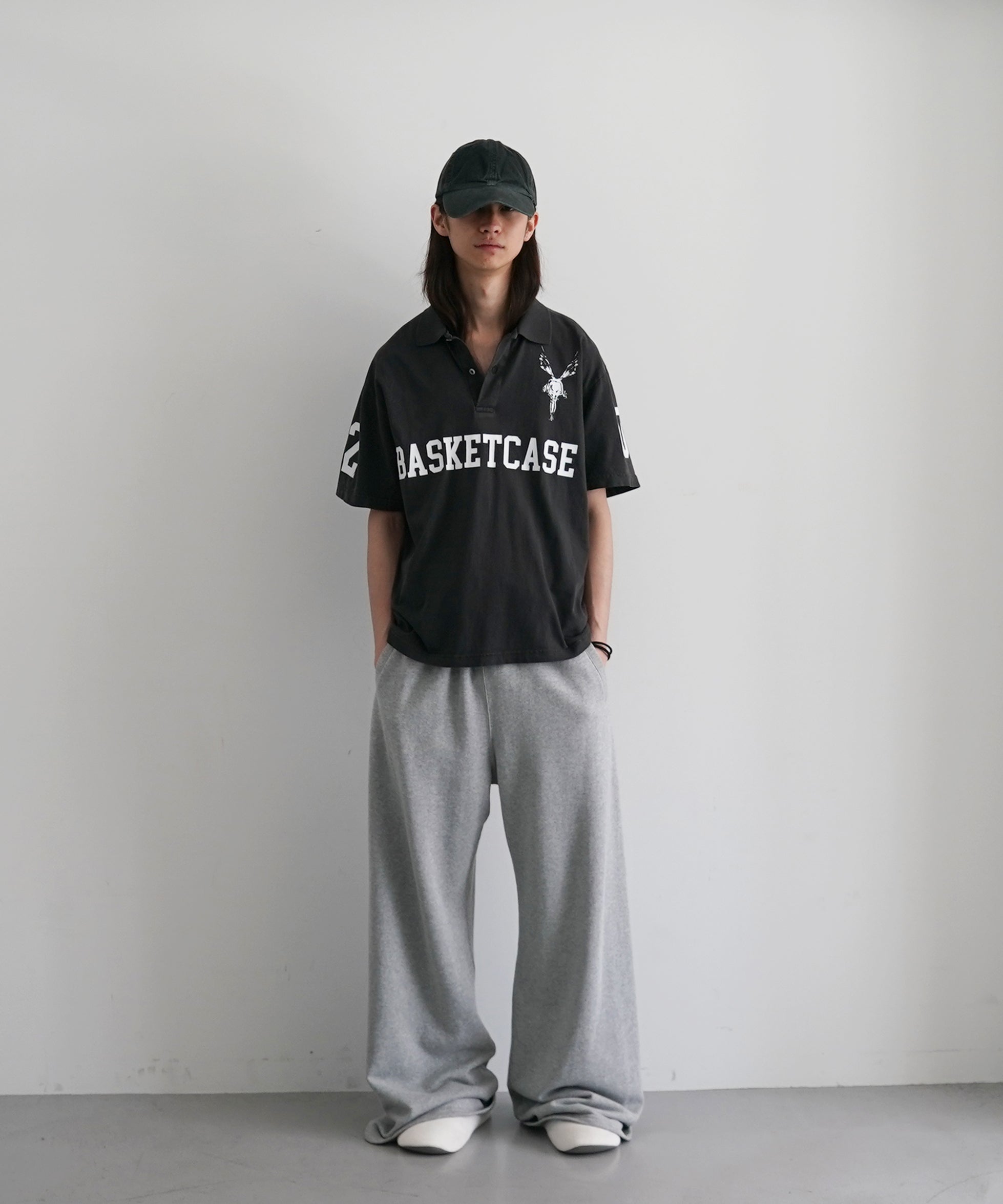 Basketcase Athletica, polo (vintage) "VINTAGE BLACK"