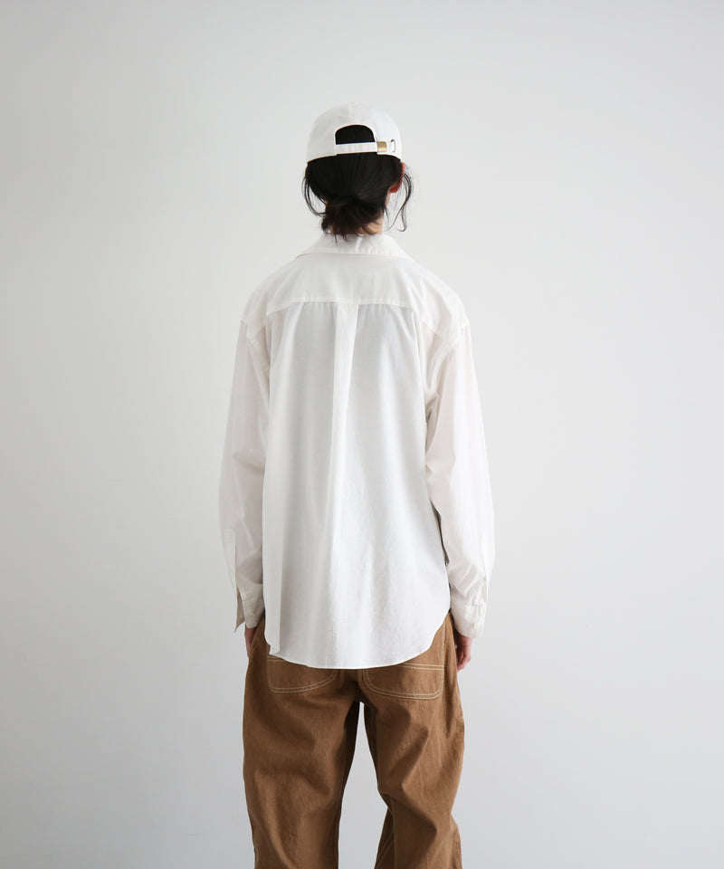 URU Italian collar l/s shirts a "WHITE"