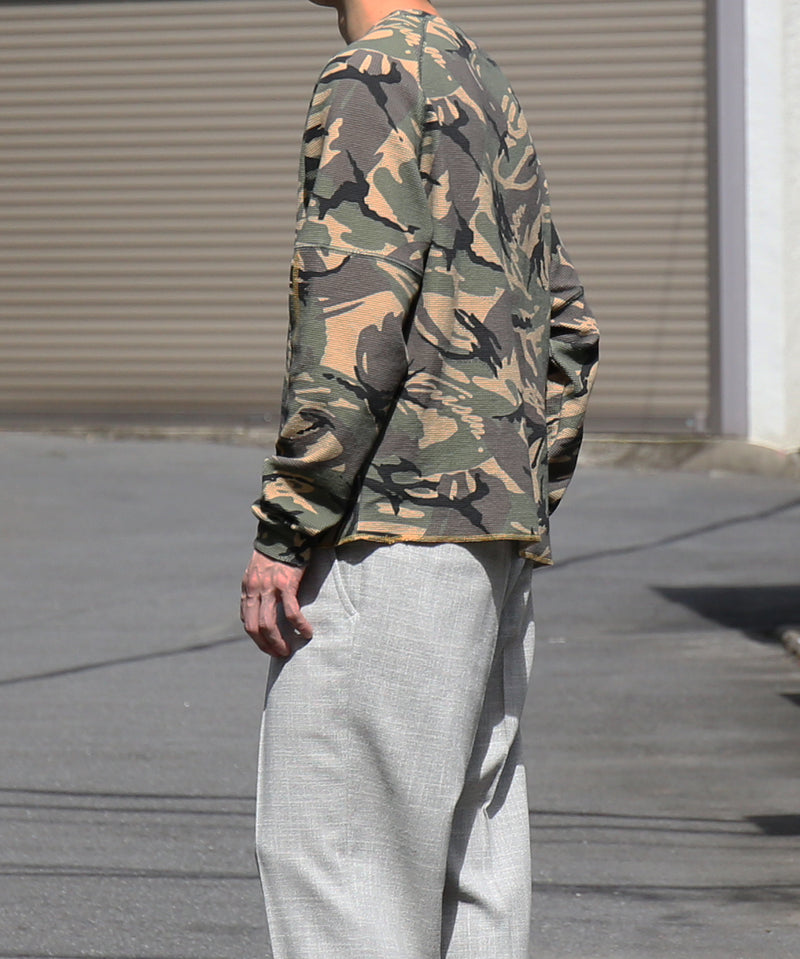 Evisen Skateboardsゑ Woodland thermal ls tee "CAMO"