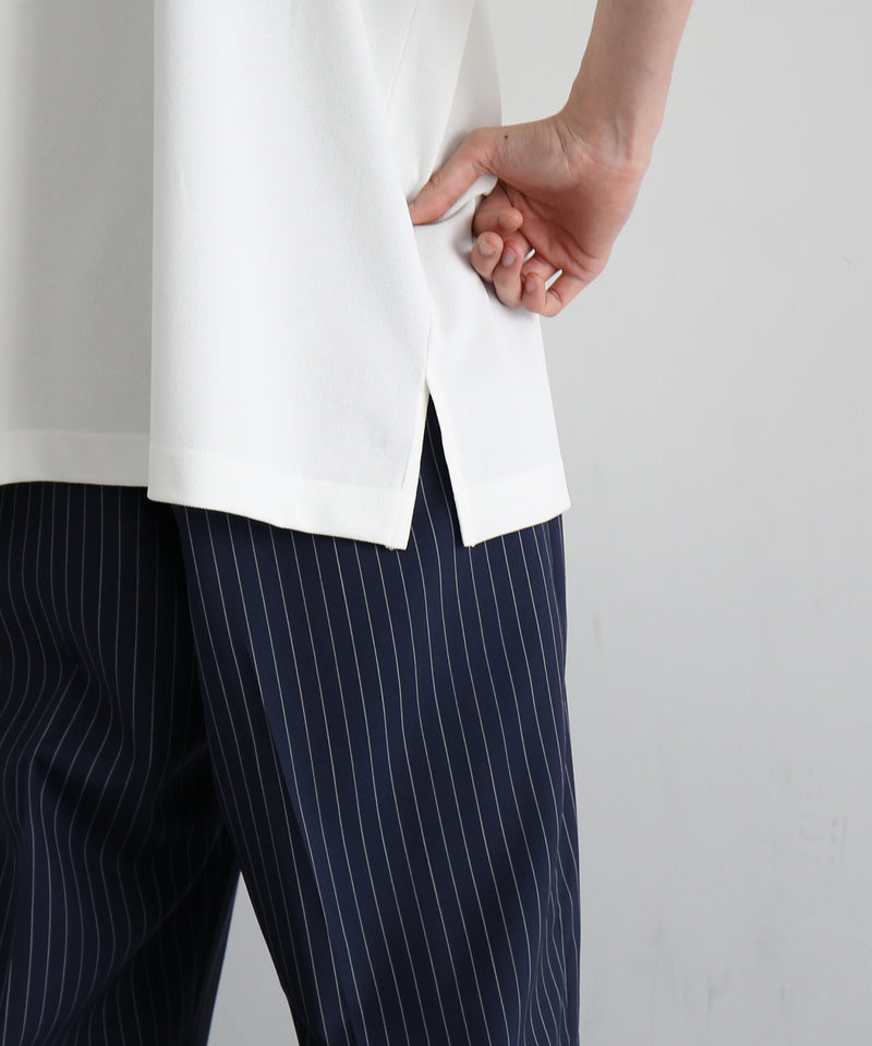 NEONSIGN Unfinished polo "hcs" "OFF WHITE"