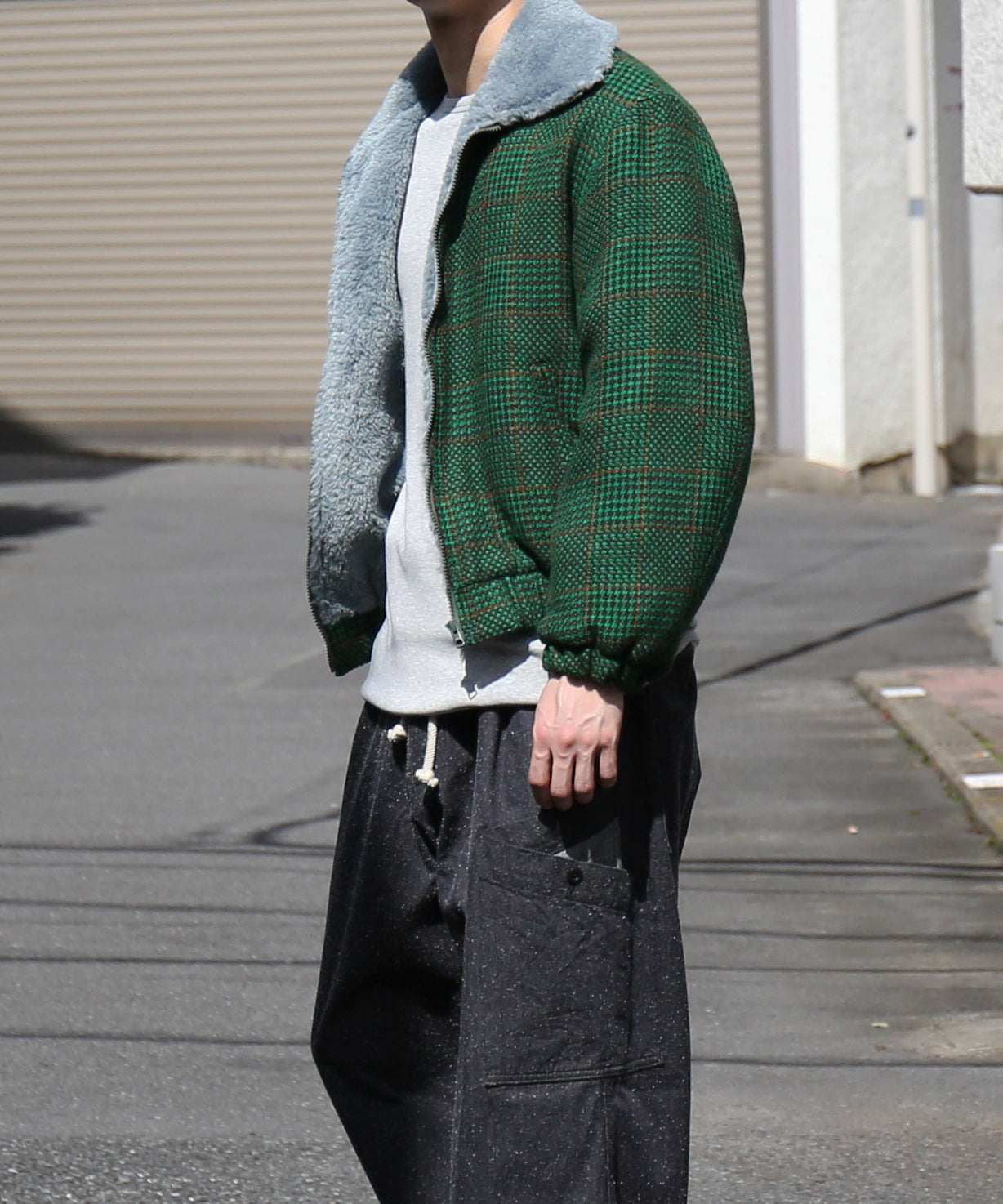 【未使用】needles(ニードルス) LINED BOA JACKET NEEDLES【ニードルズ】Lined boa jacket - houndstooth 