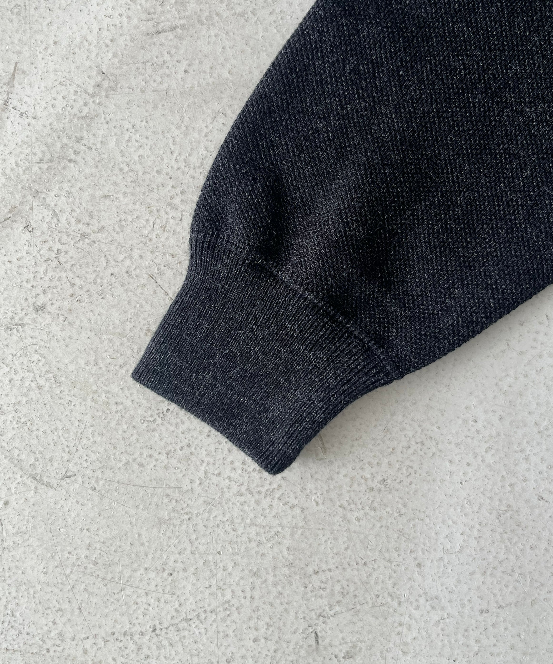 crepuscule Co/wo moss stitch p/o "BLACK"