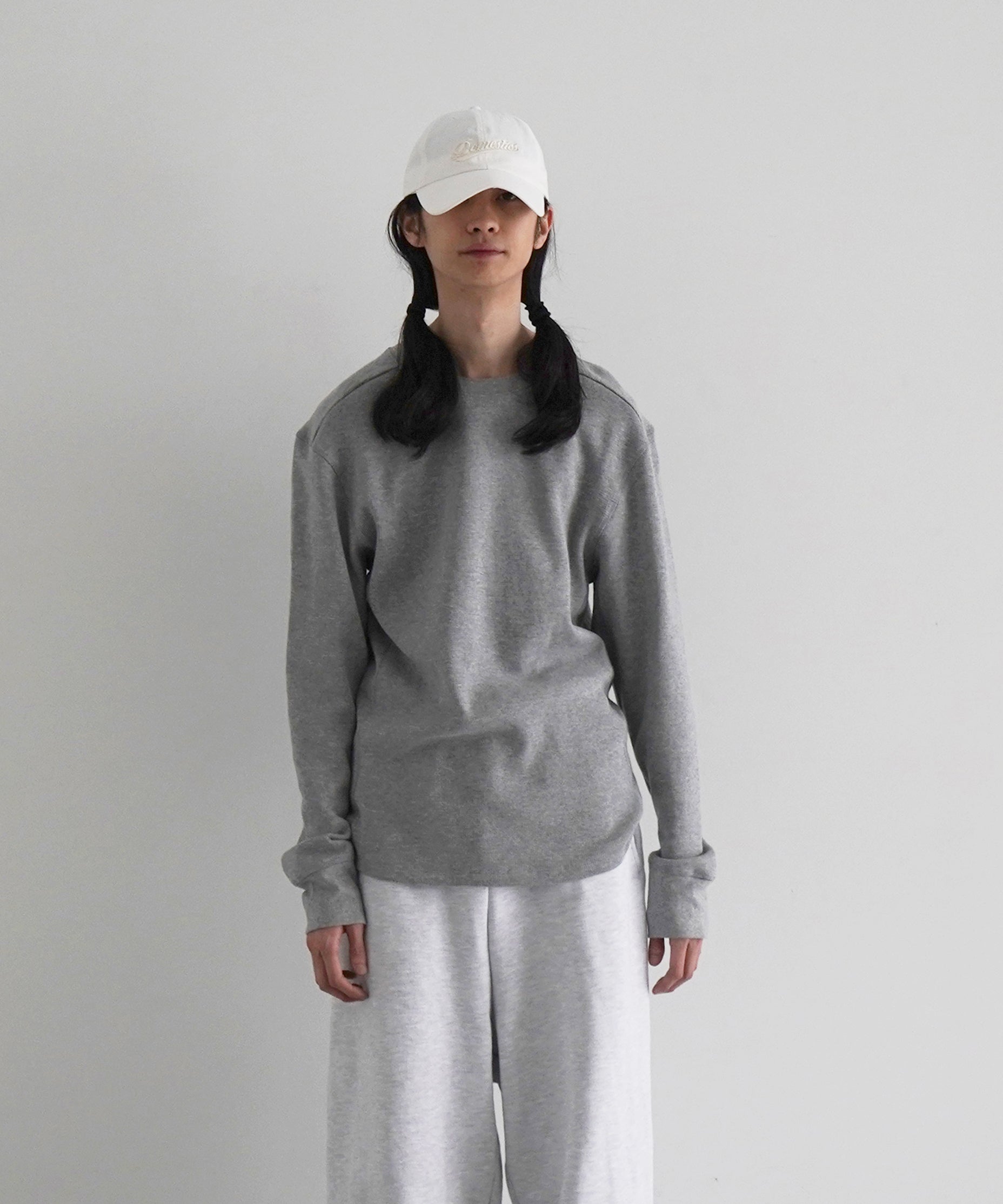 ENTIRE STUDIOS Thermal long sleeve "GREY MARLE"