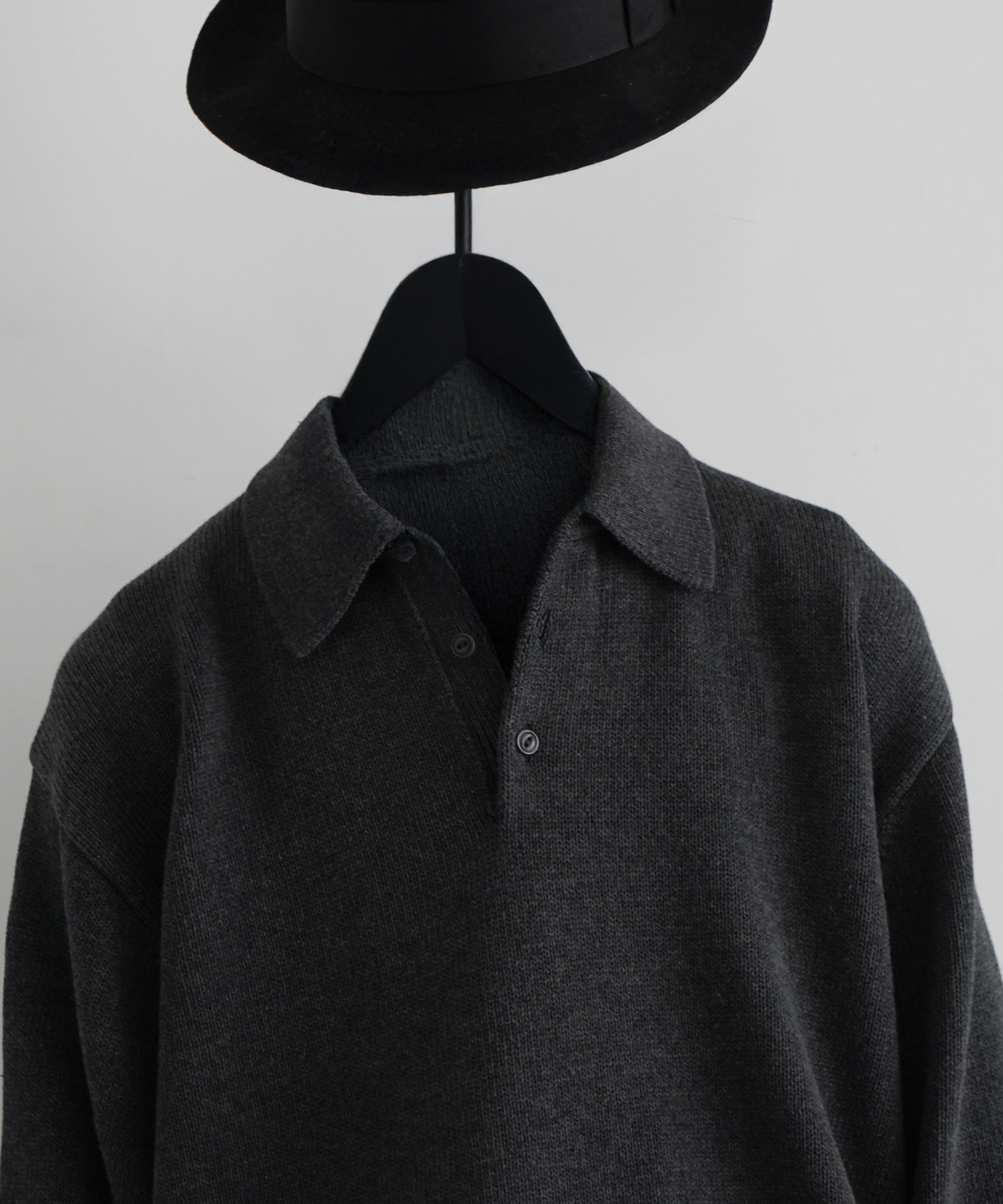 KAIKO【カイコー】Knit polo shirt 