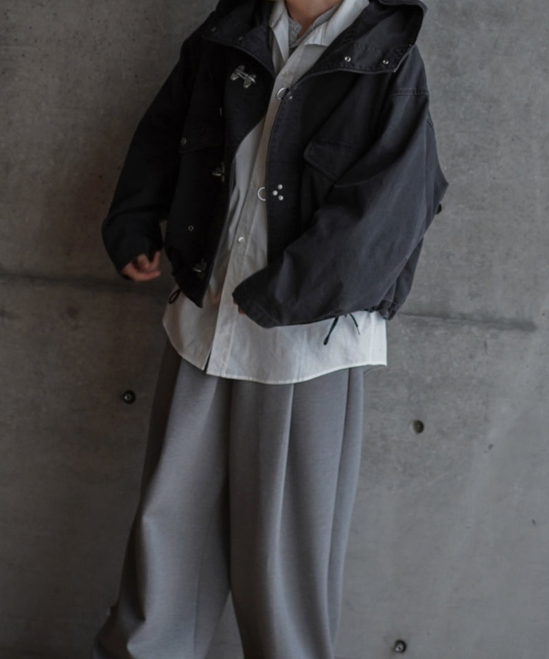 ensou. Fireman parka "B.BLACK"