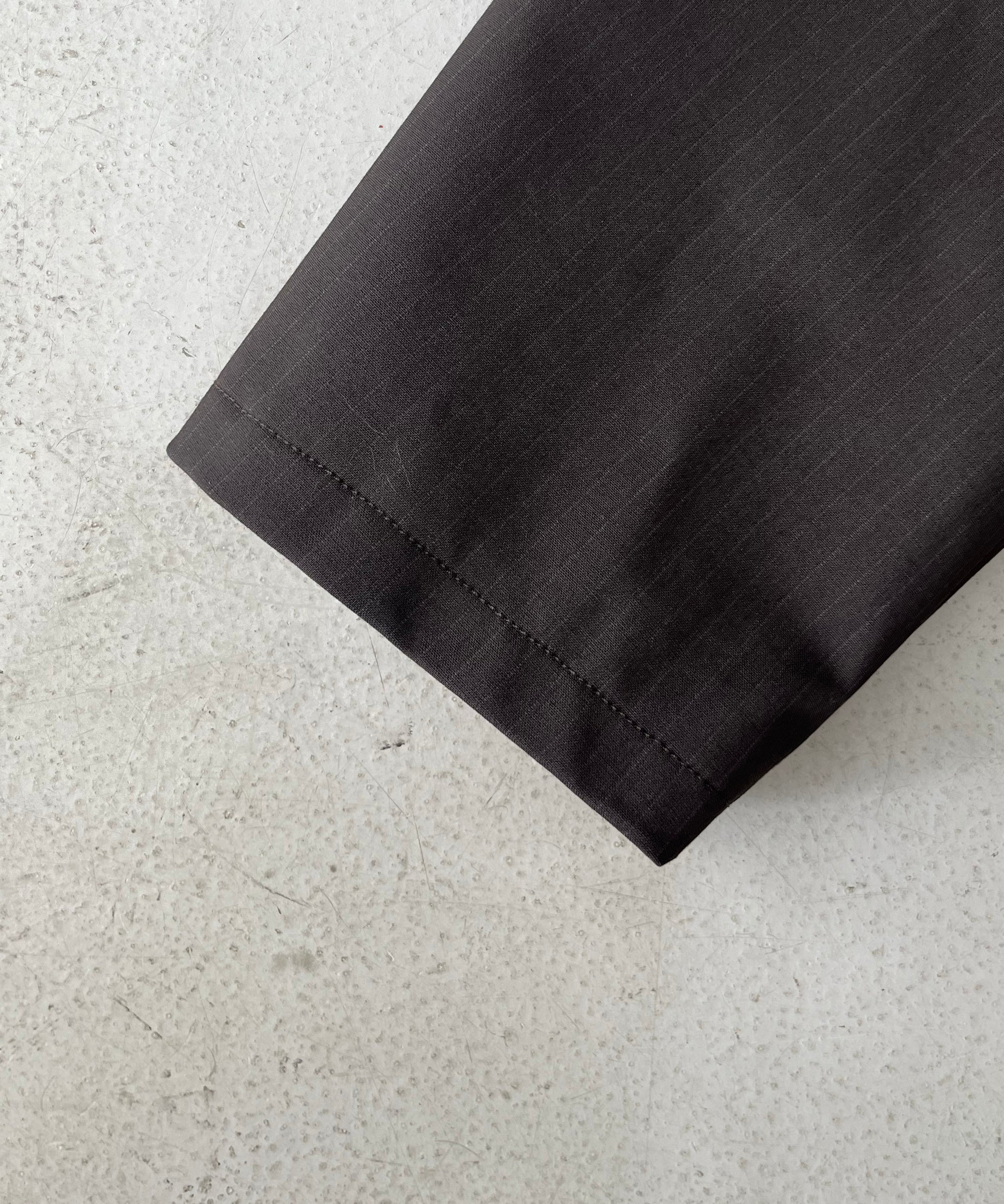 OUR LEGACY Cloak carcoat "CHURCHILL STRIPE MEMBRANE WOOL"