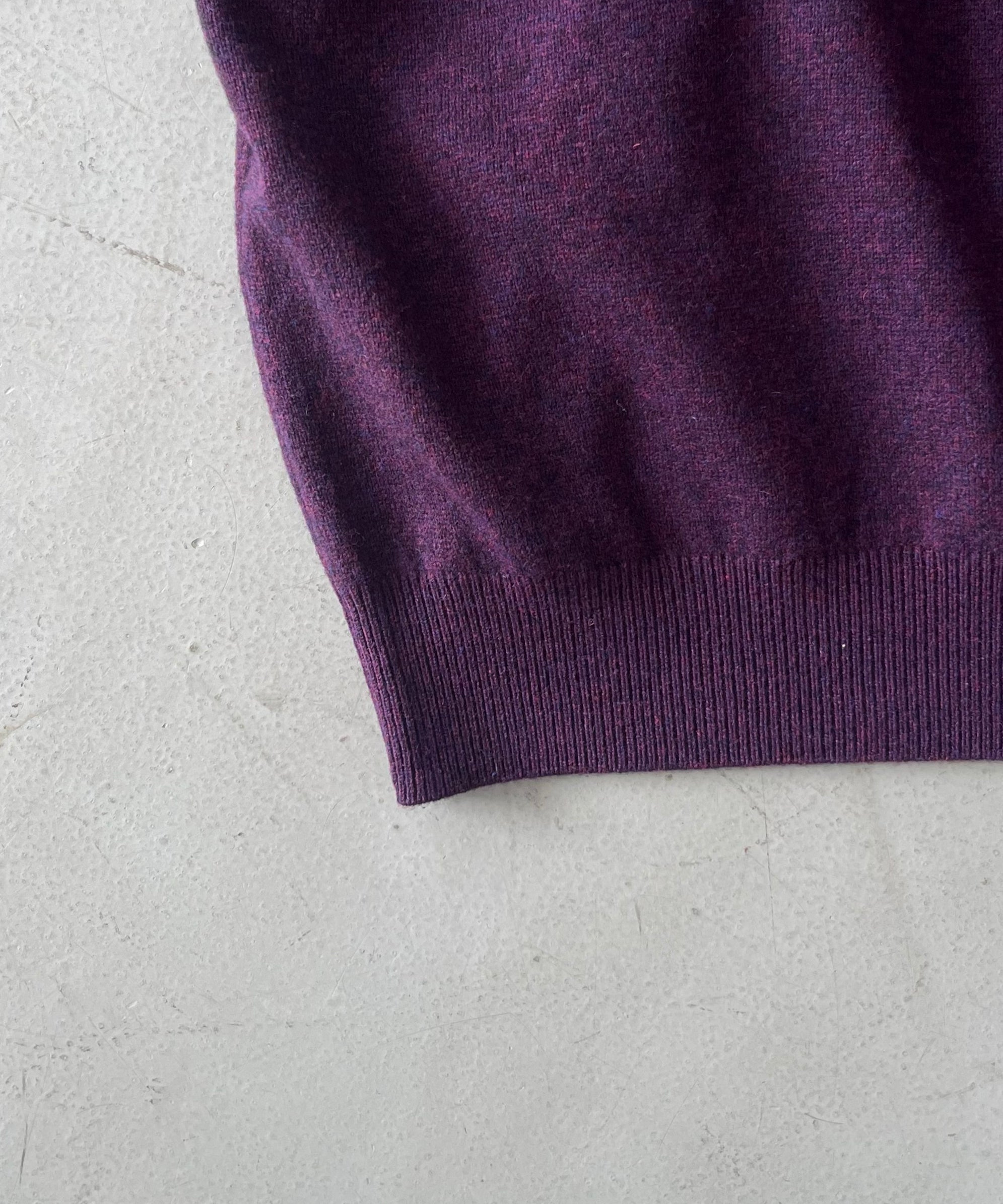 crepuscule M-g knit polo "PURPLE"