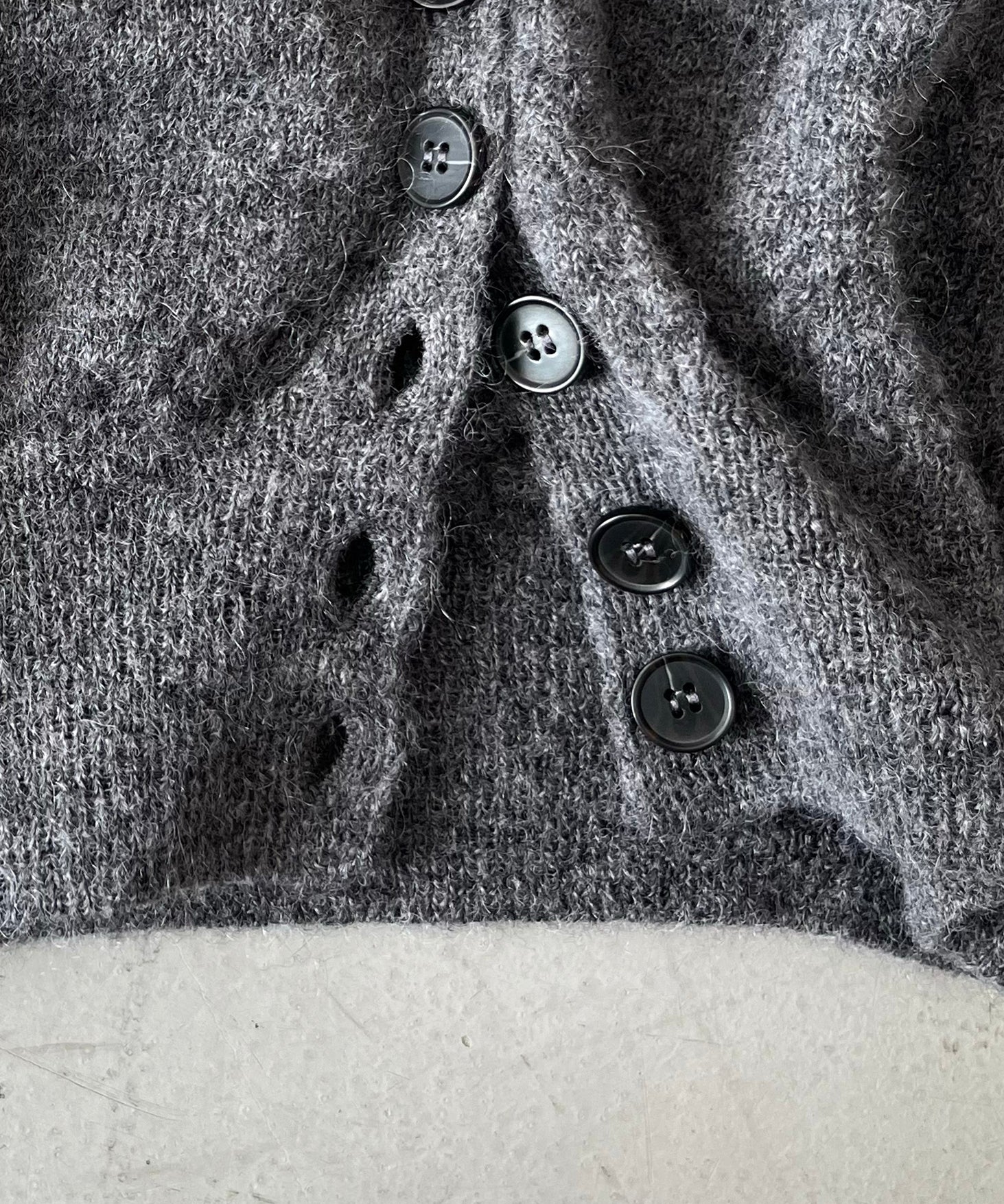 Paloma wool アート風模様のグレー長袖ニット Paloma wool アート風模様のグレー長袖ニット