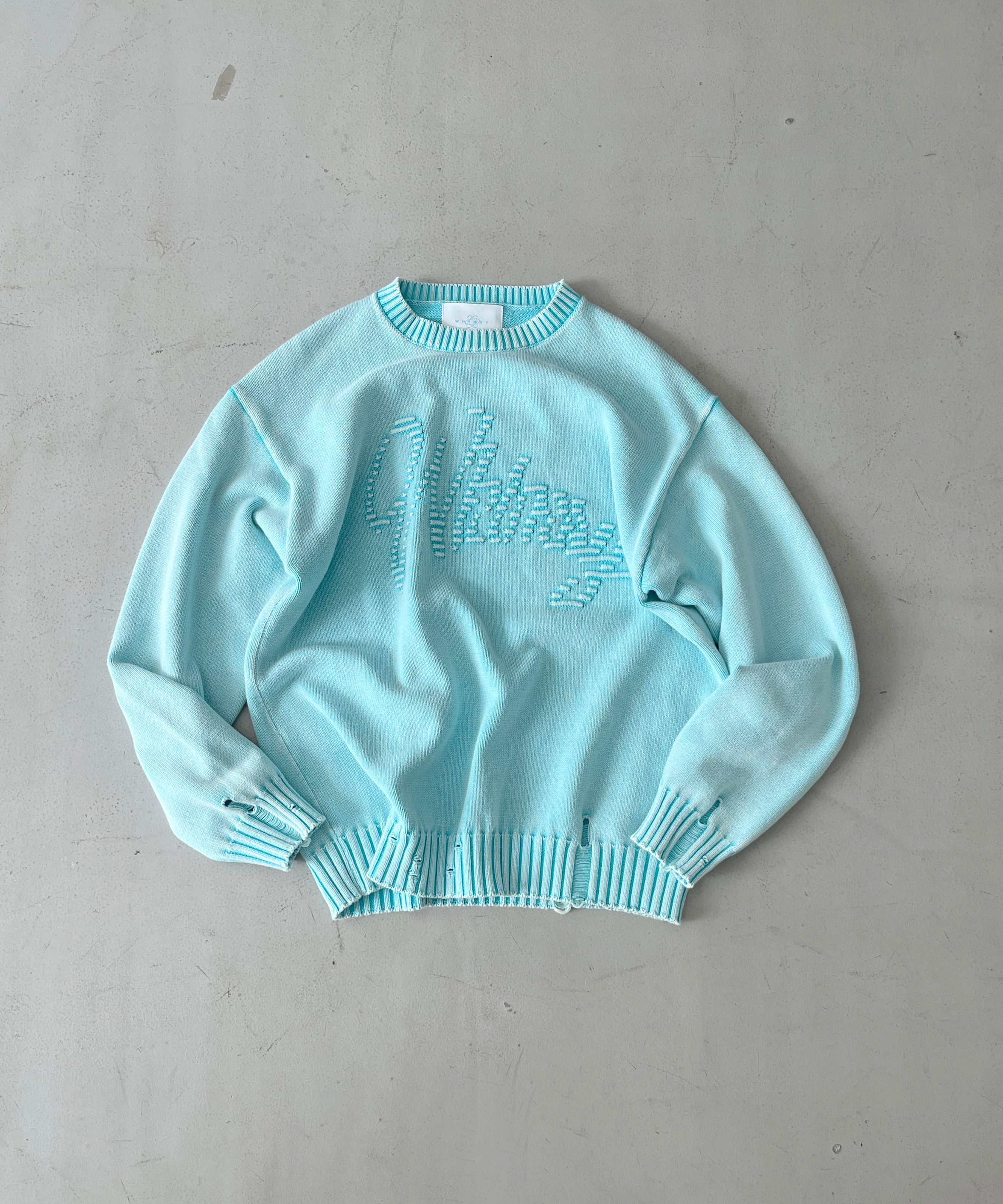 Whimsy Faded emjay sweater "SKY BLUE"