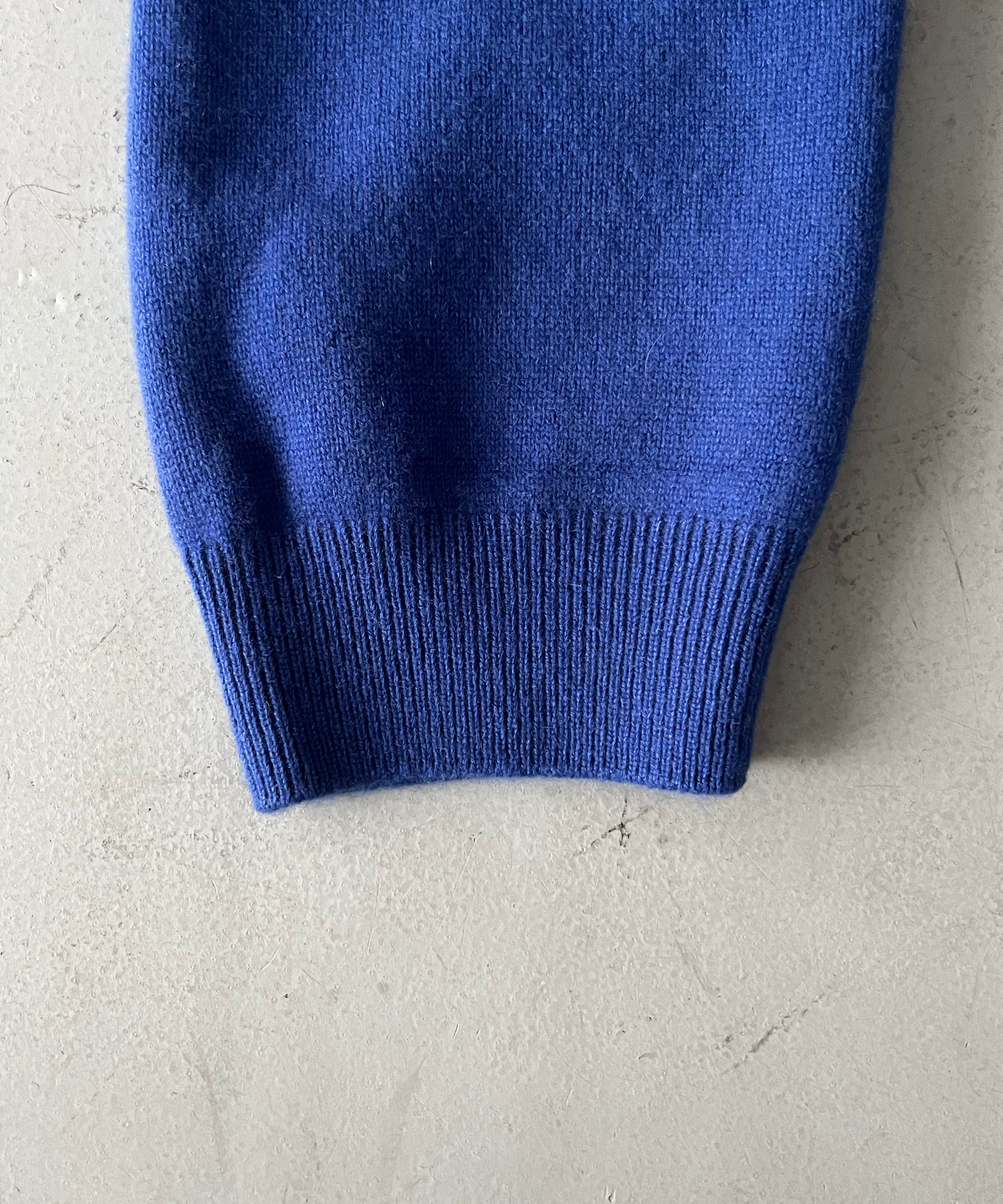 AURALEE Baby cashmere knit pants "ROYAL BLUE"