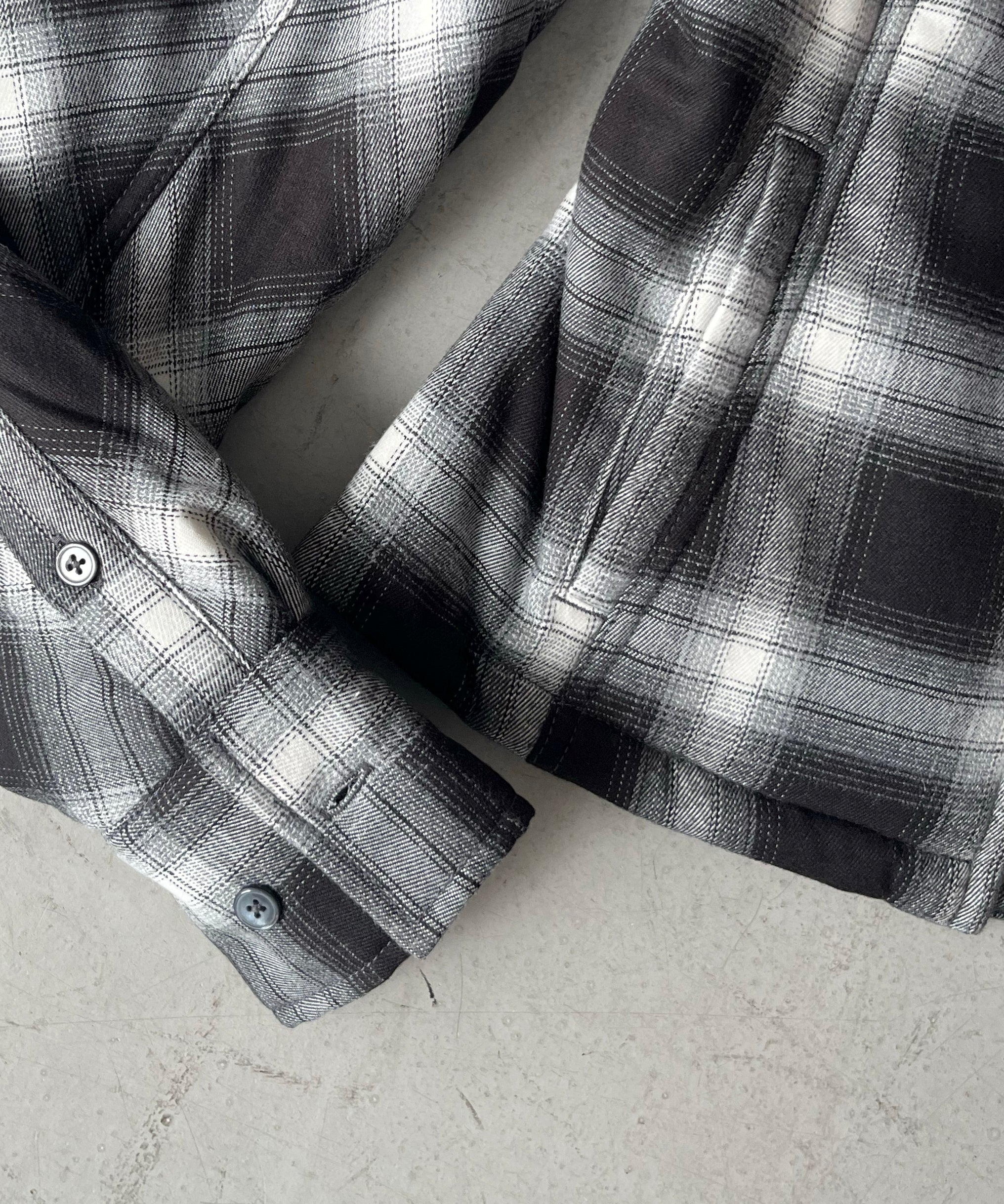 LOADINGROOM Padded shirt jacket "BLACK"