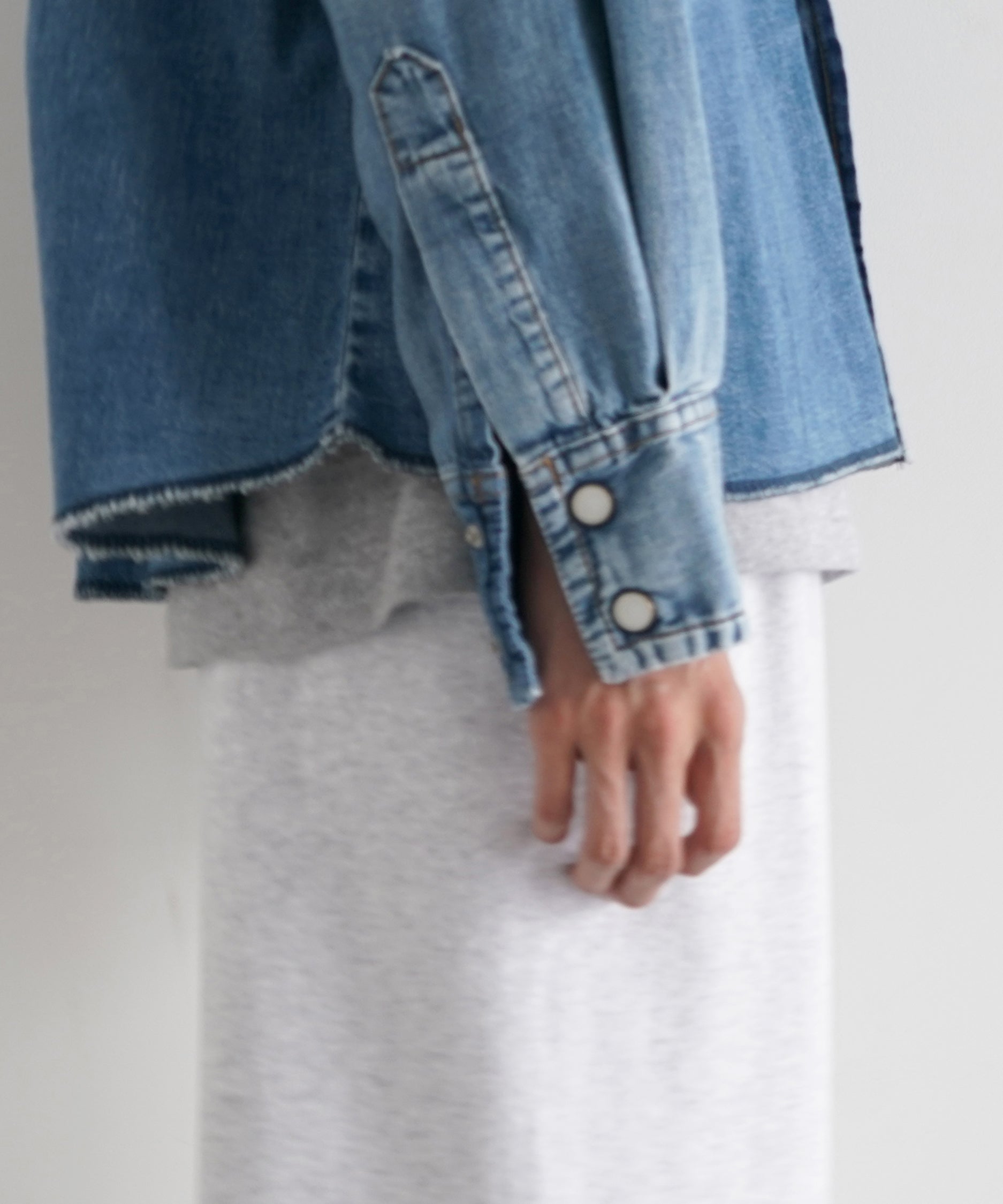 KOOKY ZOO Denim western shirt "INDIGO"