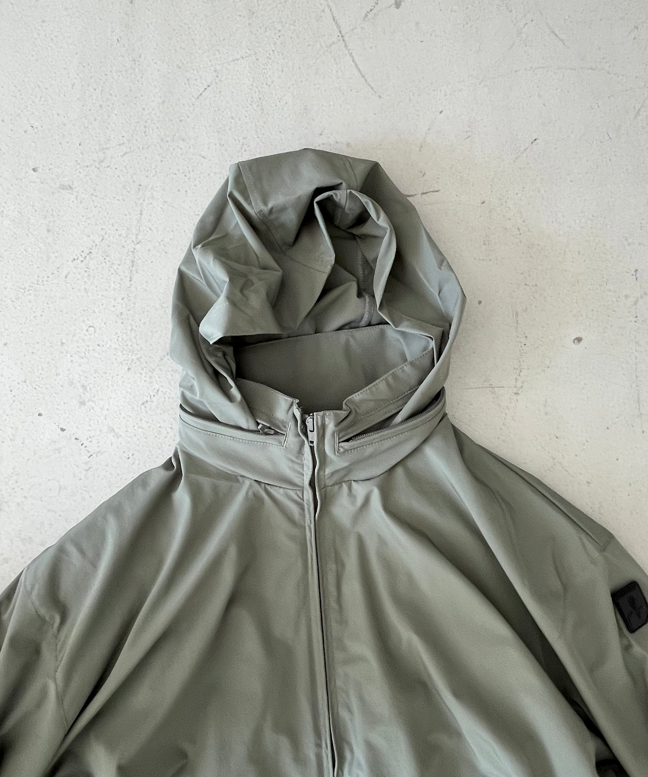 PHINGERIN Cushy fleece collar jacket "A:GRAY"