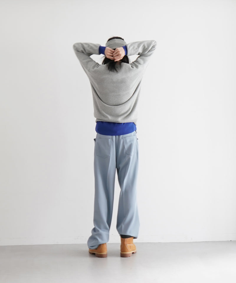 KAIKO V neck sweater "TOP GRAY"