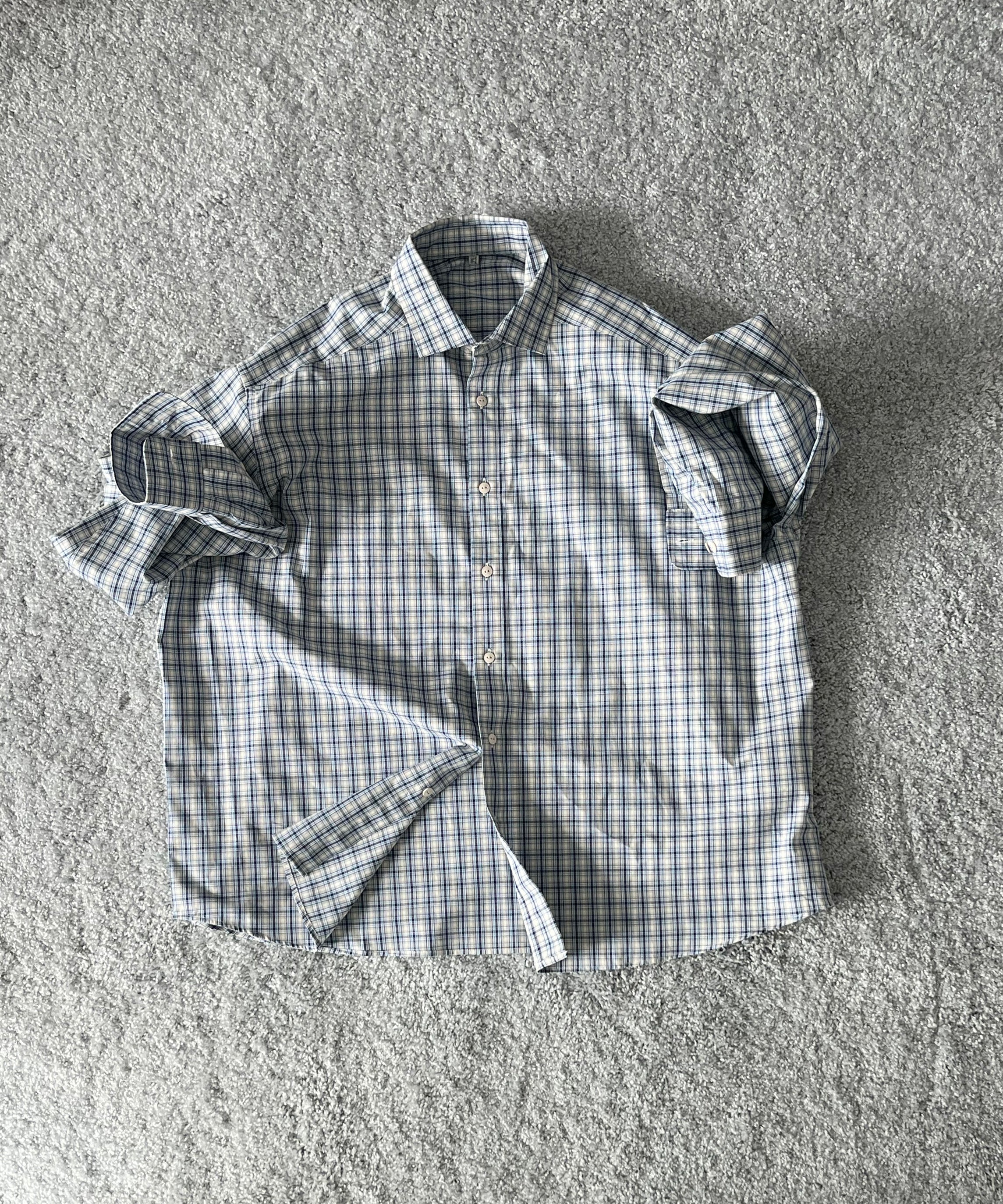 Baserange Claude shirt "BLUECHECK"
