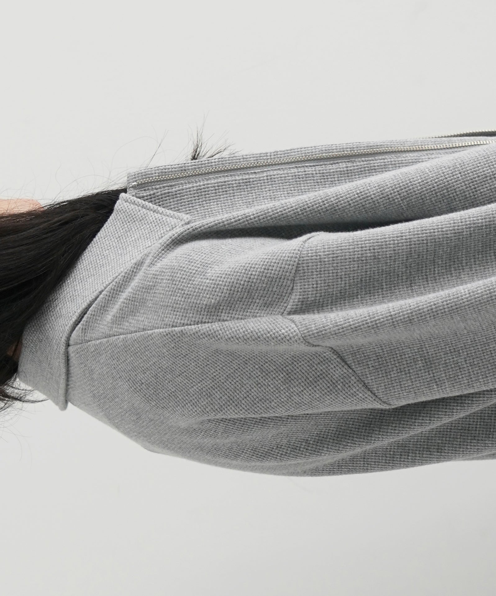REVERBERATE Half zip thermal "GRAY"