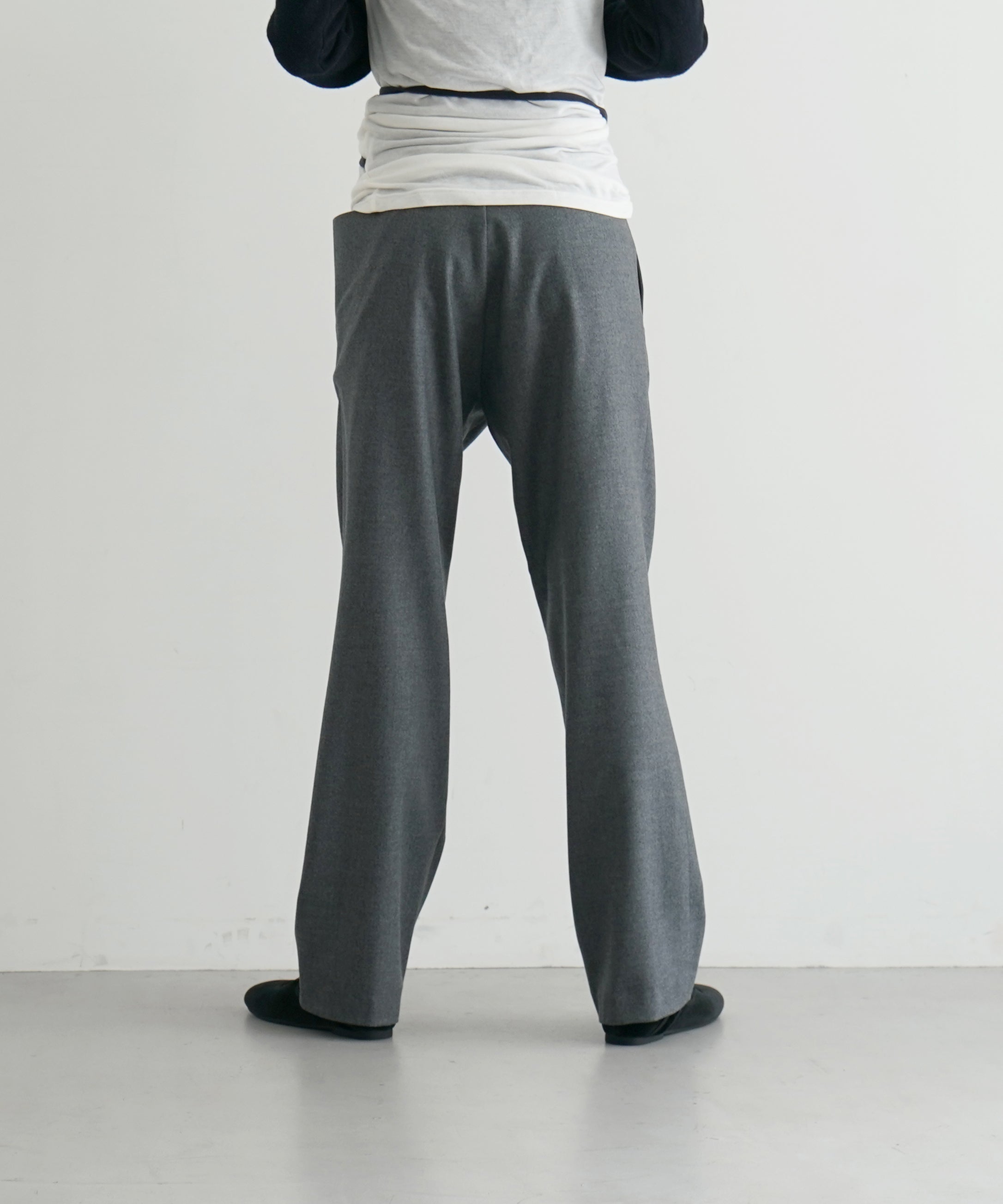 ULIKASANCTUS Double pocket pants “GREY"