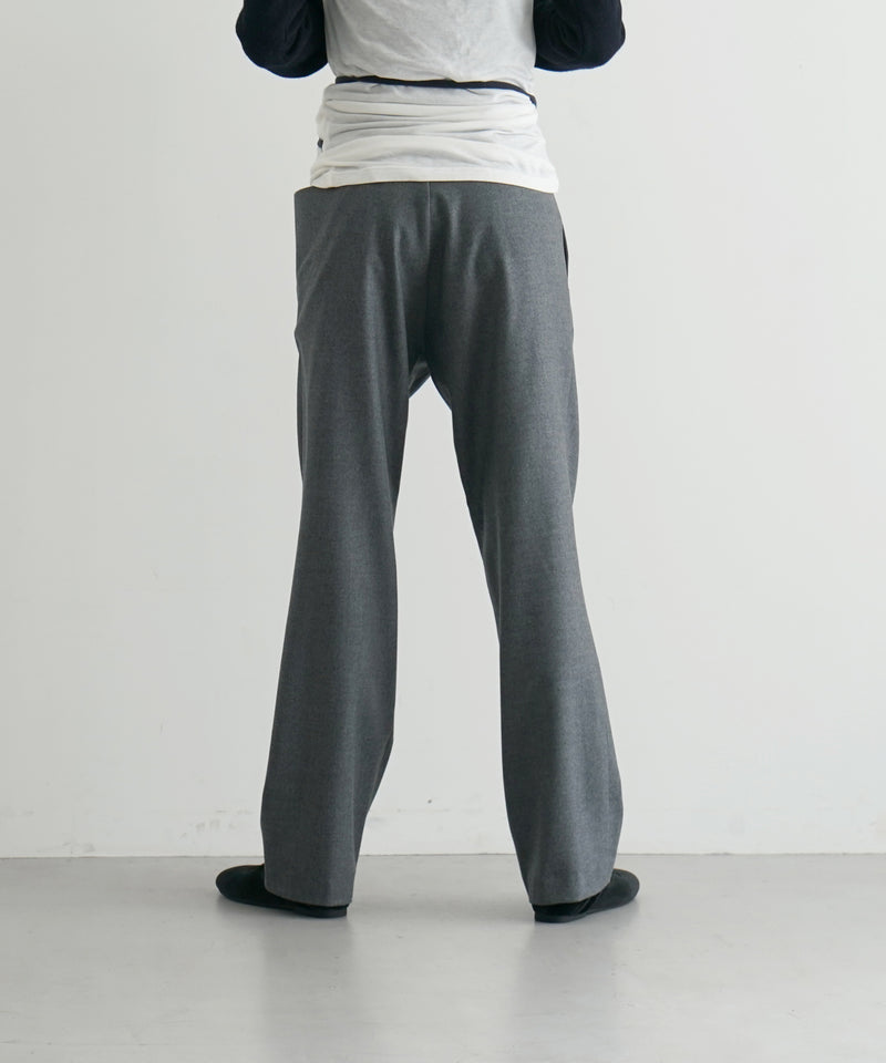 ULIKASANCTUS Double pocket pants “CHARCOAL"