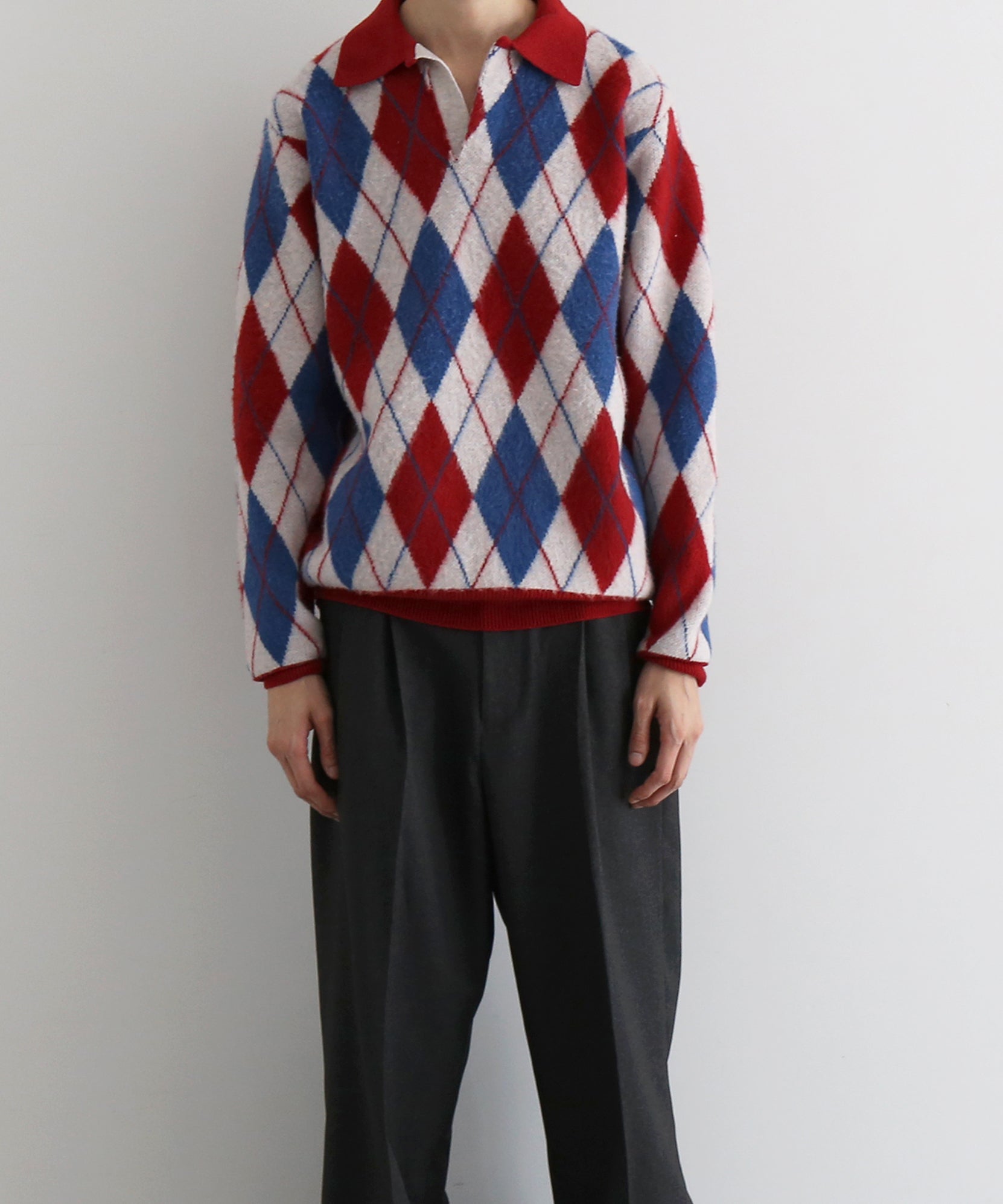 【Pre order】KAIKO Domestic knit polo shirt "TRICO"