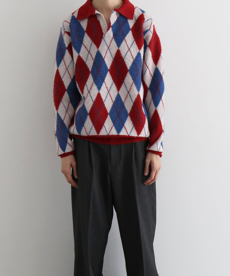 【Pre order】KAIKO Domestic knit polo shirt "TRICO"