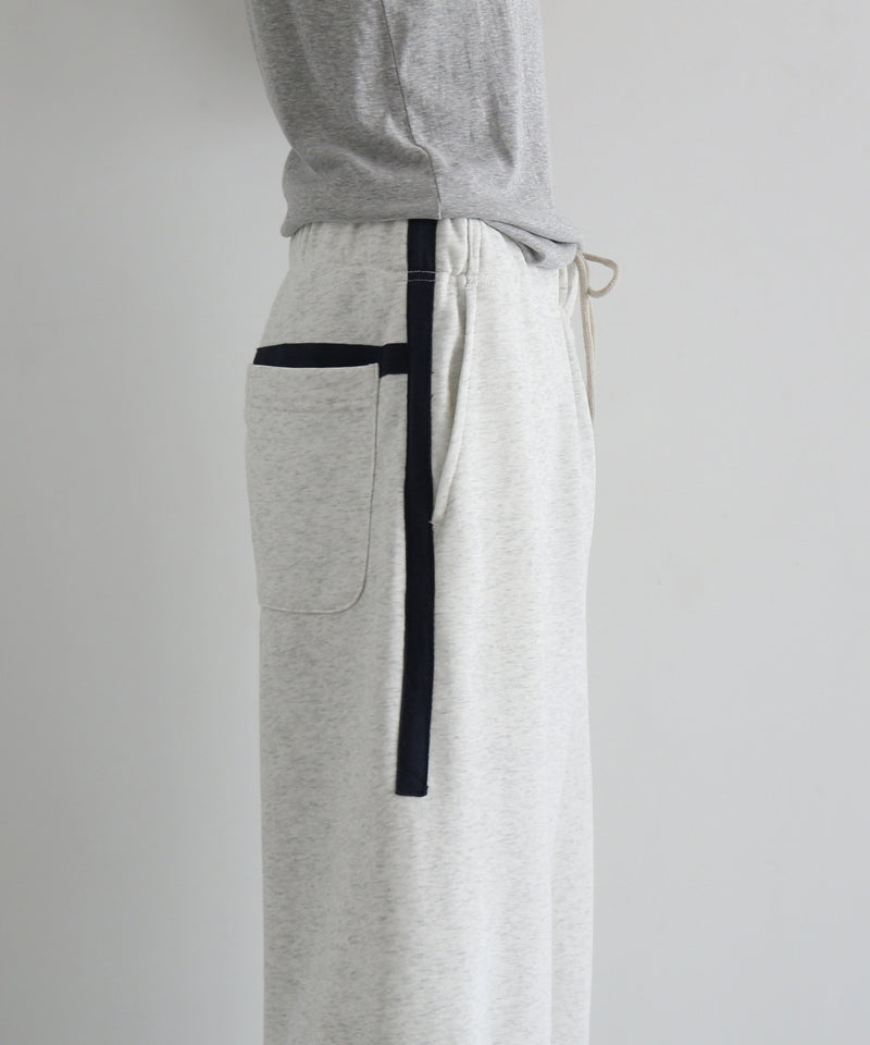 PHINGERIN Tape sweatpants "A:OATMEAL"