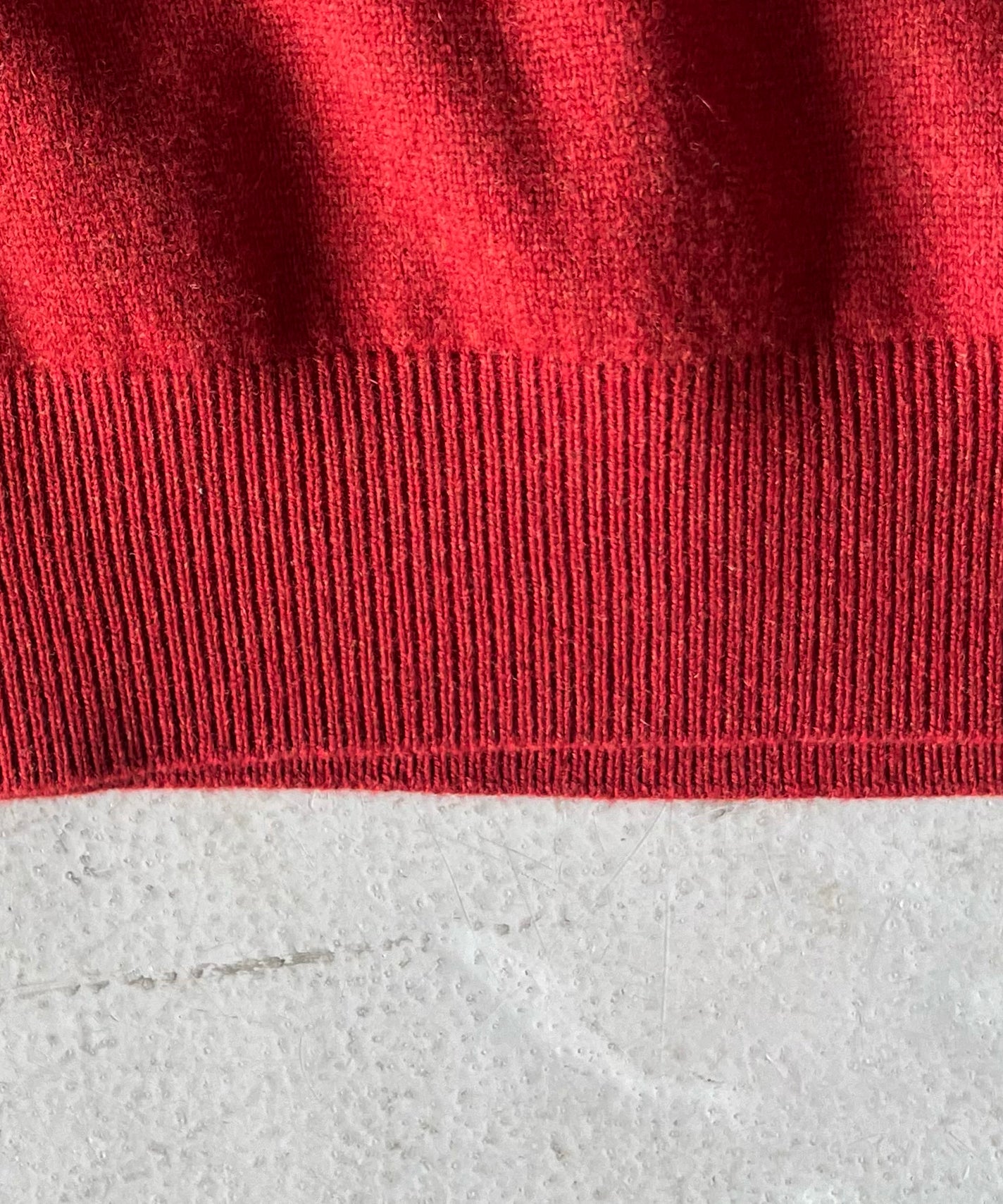 crepuscule M-g knit polo "RED"