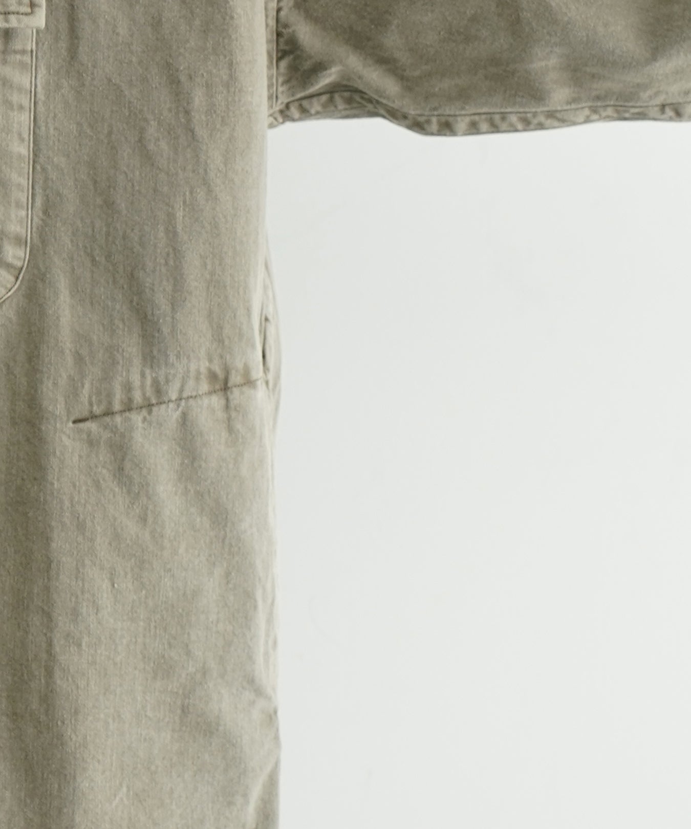 ensou. Whale work shirt "OLIVE"