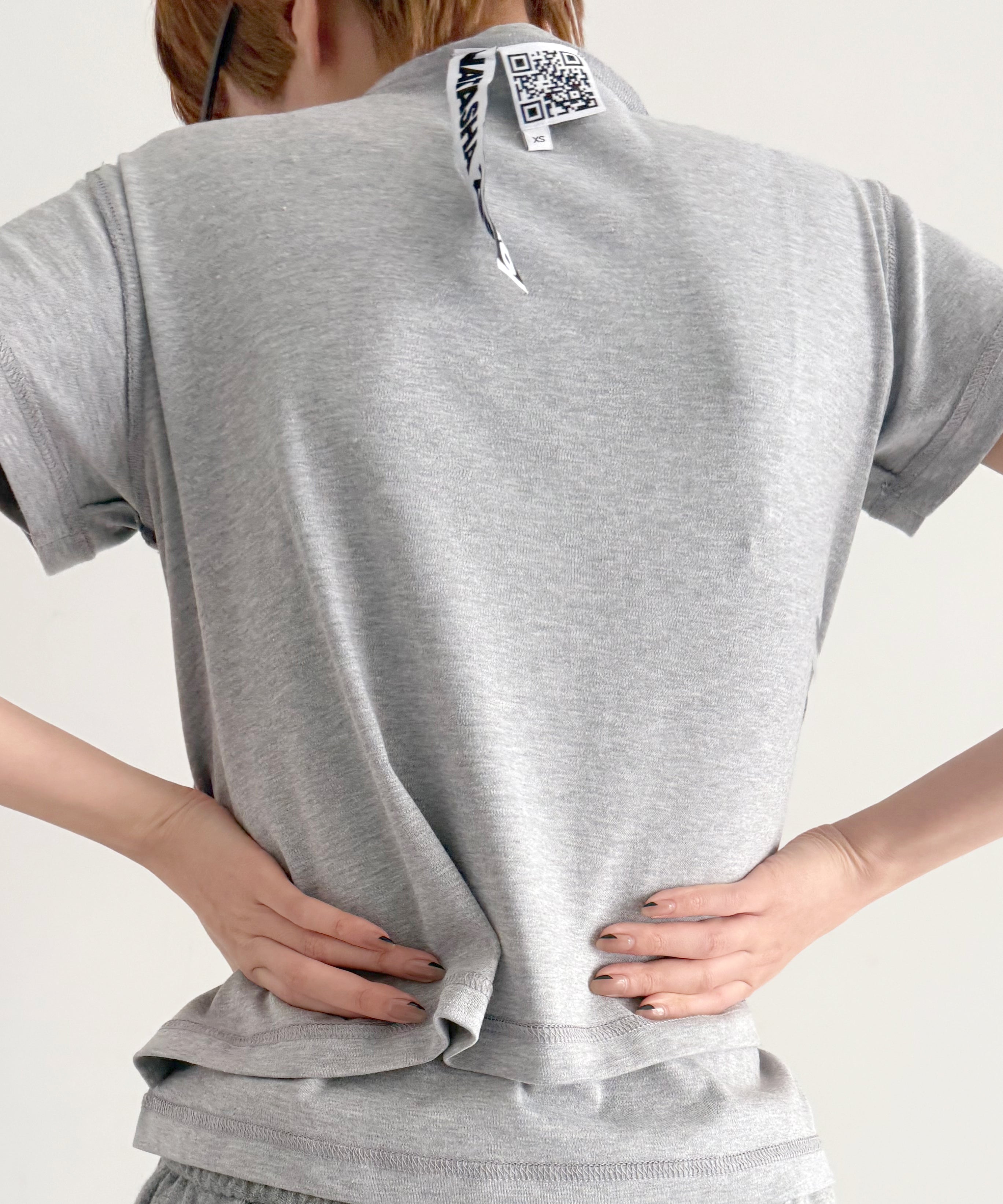 NATASHA ZINKO Double t-shirt "GREY"