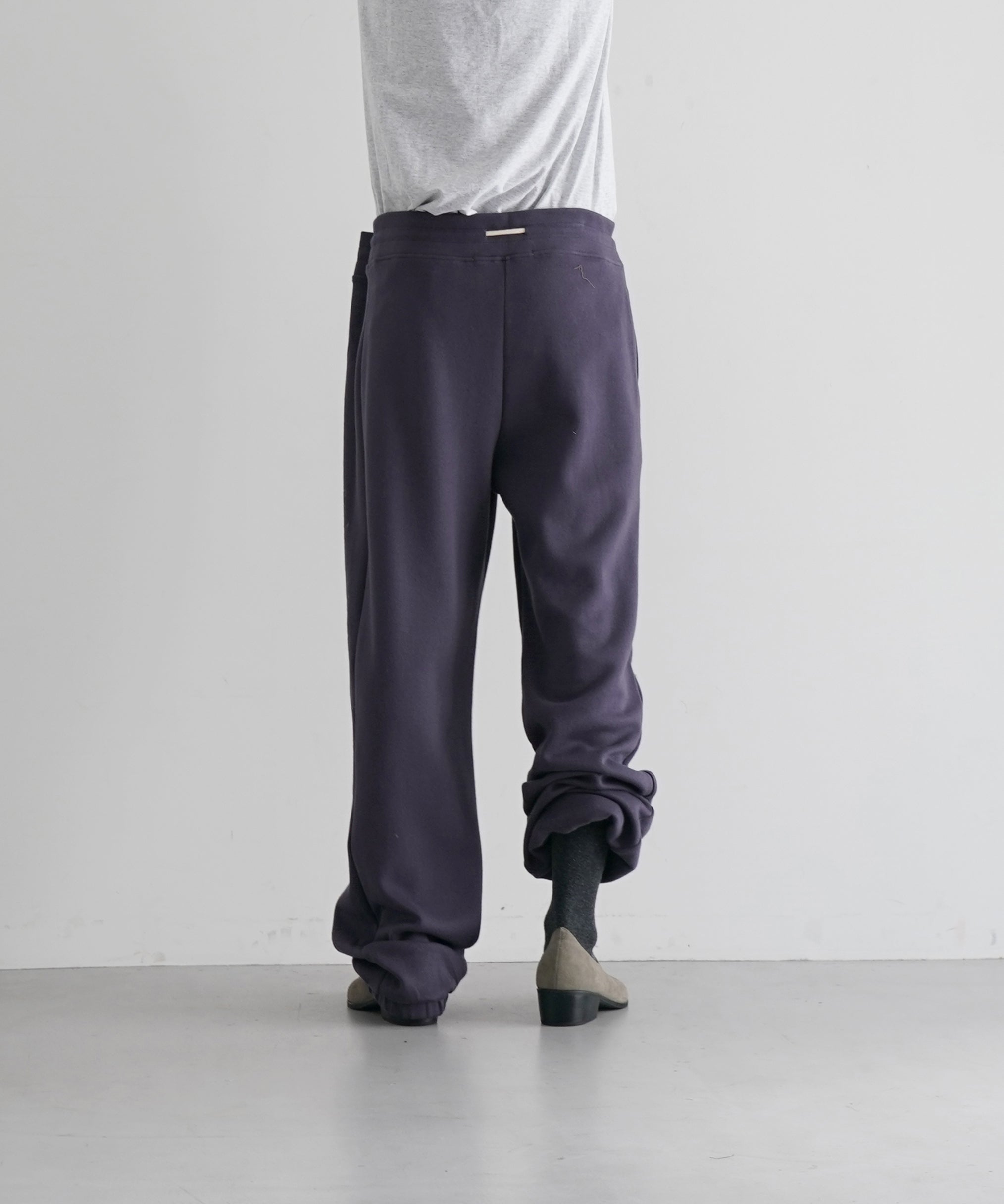 ULIKASANCTUS Curtain jersey pants "NAVY" M L