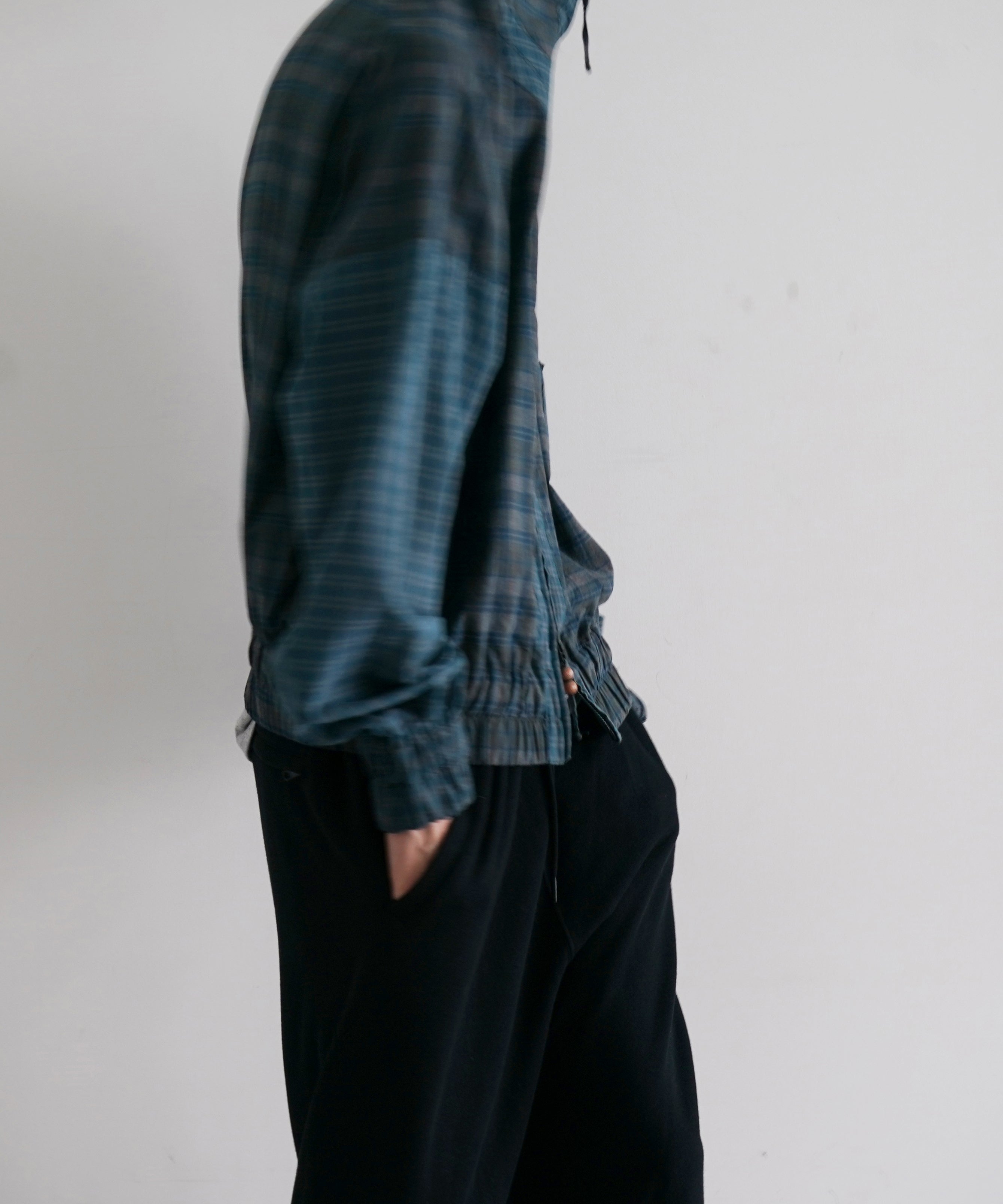 JIAN YE 鬼 Hoodie "BLUE×BLUE"