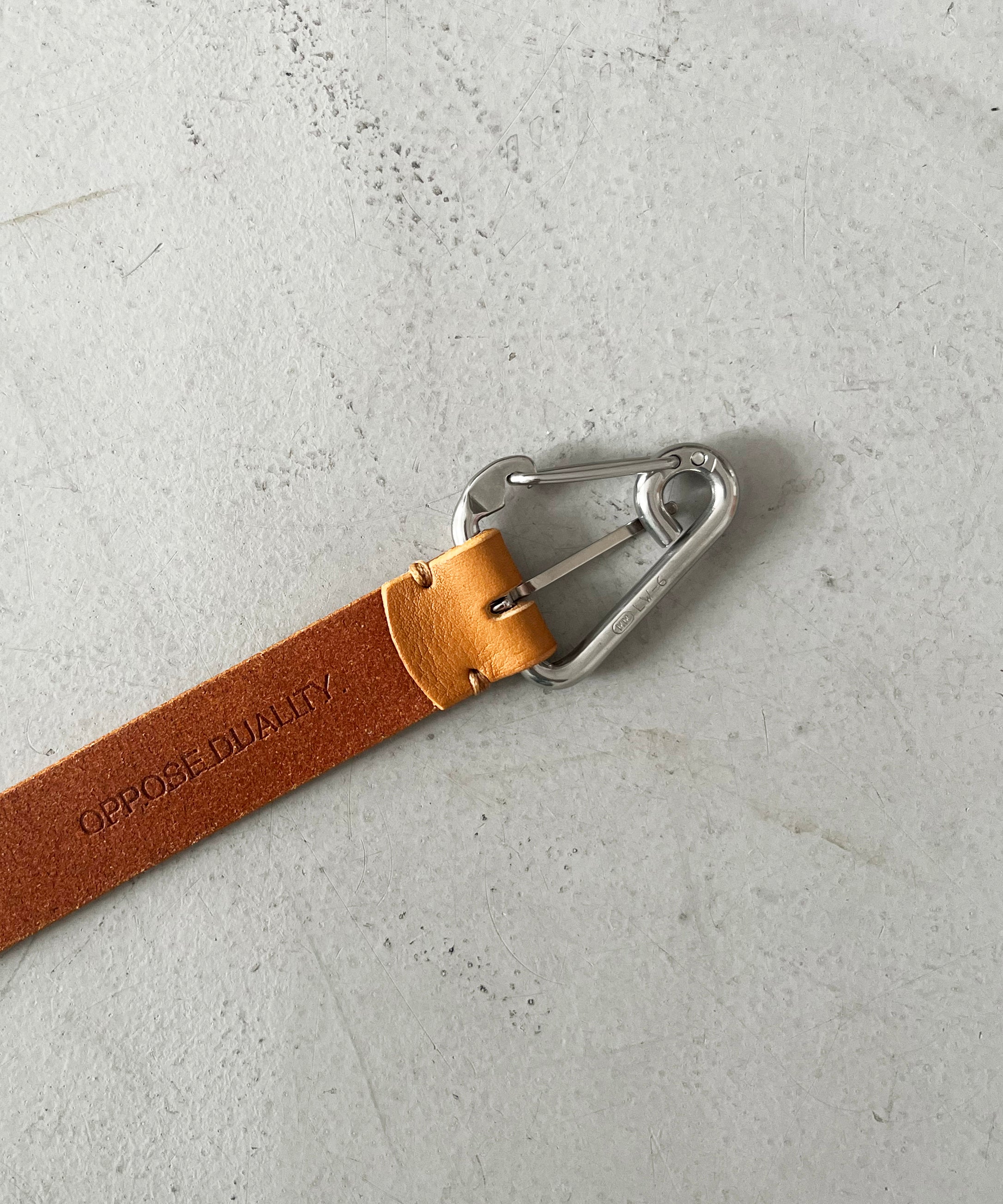 OPPOSE DUALITY Carabiner belt "CAMEL"