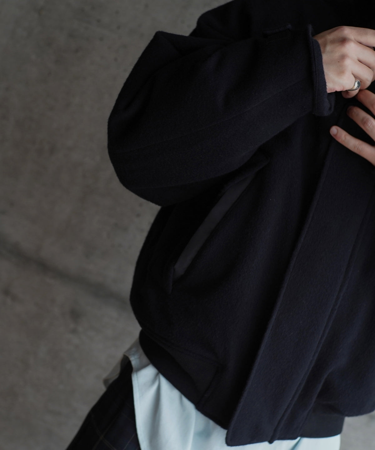 KAIKO Driver blouson "B.NAVY"