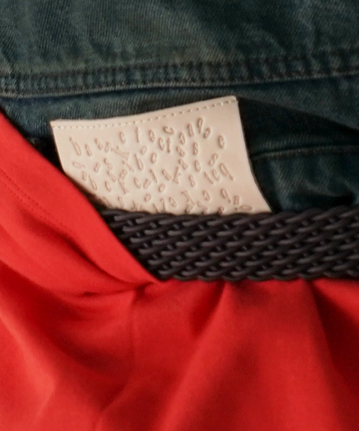 Basketcase Lax baggy denim paint splatters "MULTI"