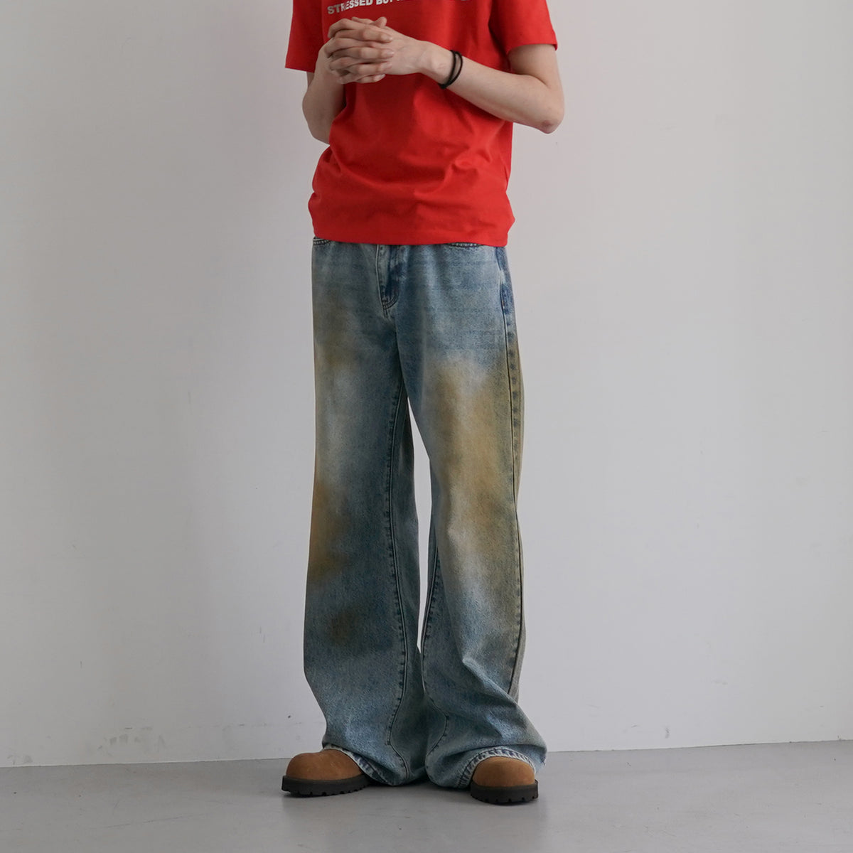 パンツ Basketcase Lax flair denim mud wash 30 BASKETCASE】LAX FLAIR DENIM, mud wash | OUR BRAND,BASKETCASE