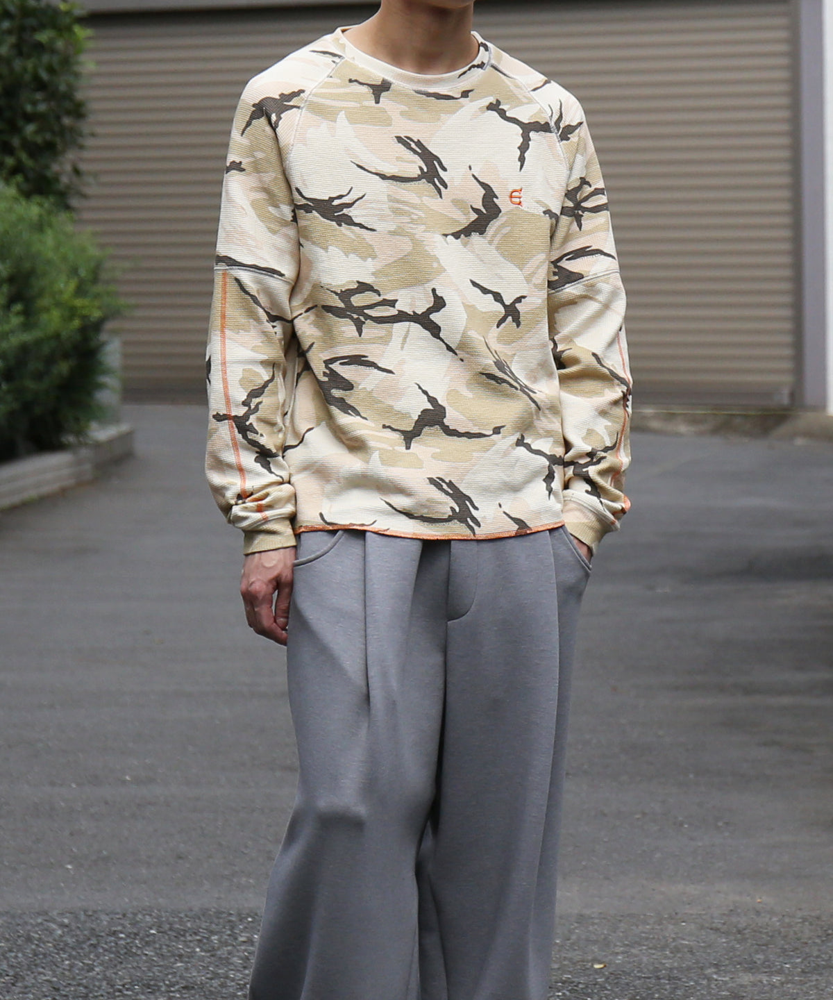 Evisen Skateboardsゑ Woodland thermal ls tee "CAMO"