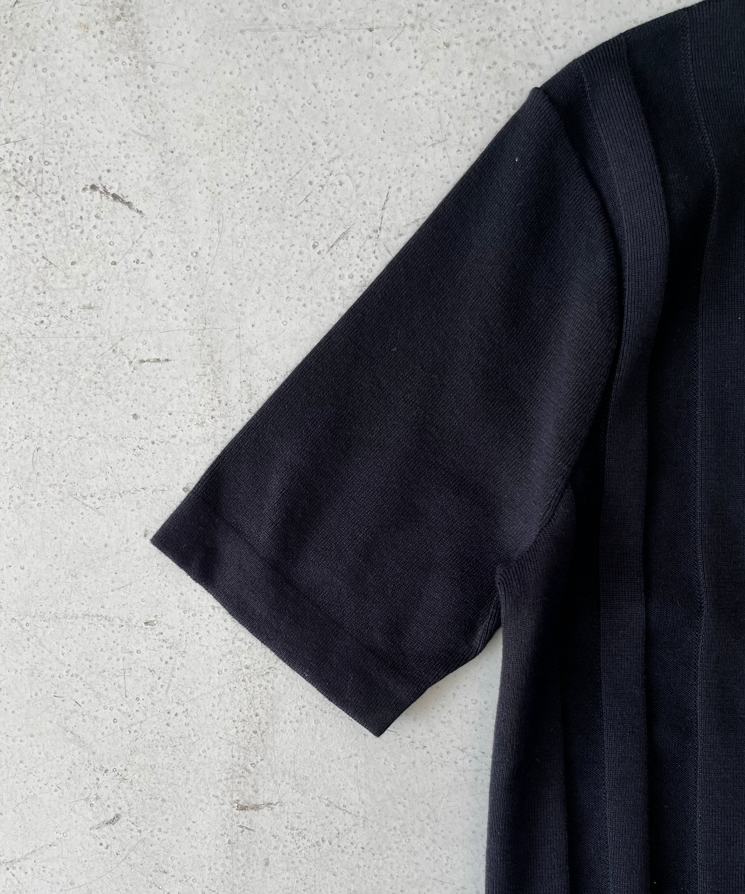 FRED PERRY BUTTON THROUGH SS SHIRT "BLACK"