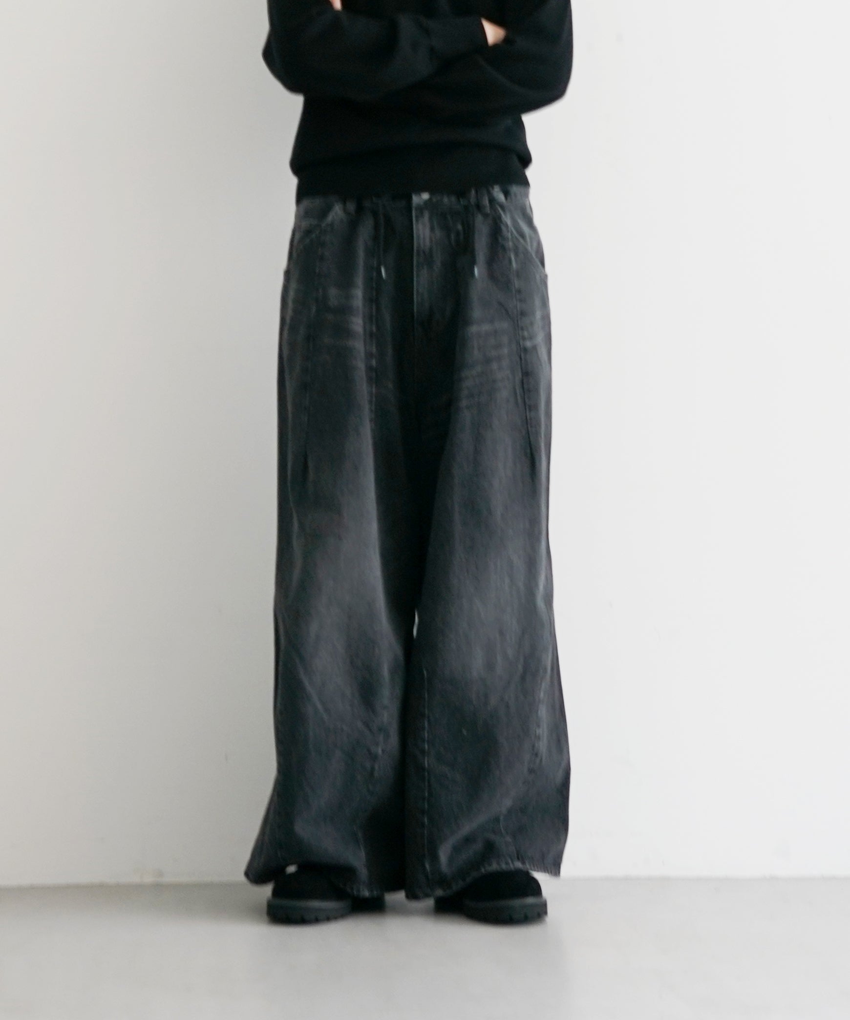 NEEDLES H.d. buggy jean - 12oz denim "BLACK"