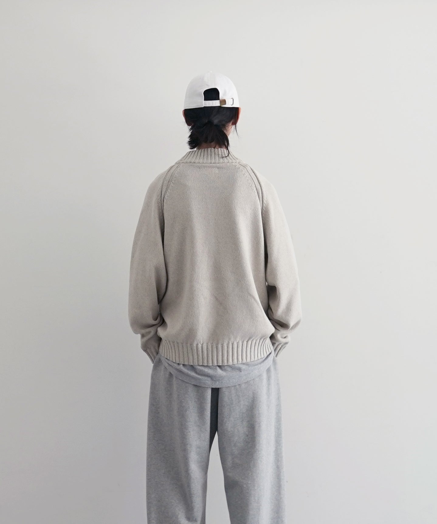 SAN SAN GEAR Snug knit "WARM GREY"